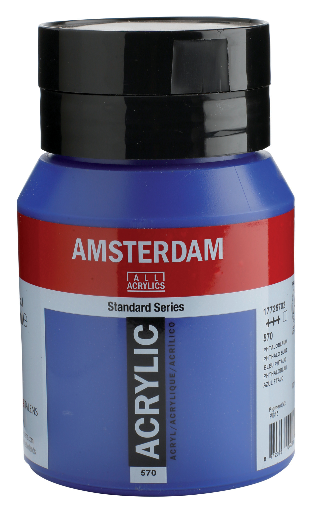 AMSTERDAM Peinture acrylique 500ml 17725702 bleu 570