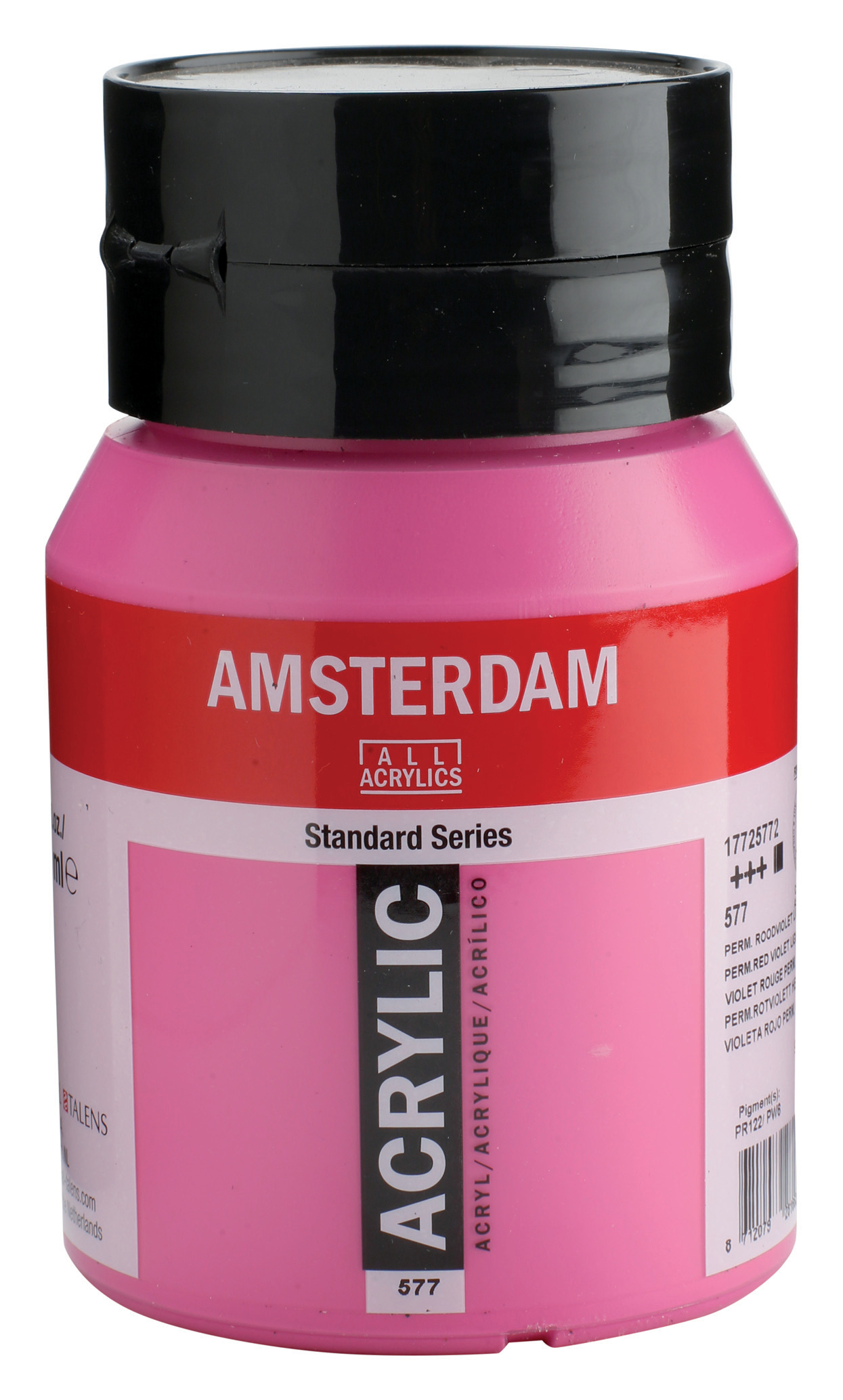 AMSTERDAM Peinture acrylique 500ml 17725772 perm. Rougeviolet 577