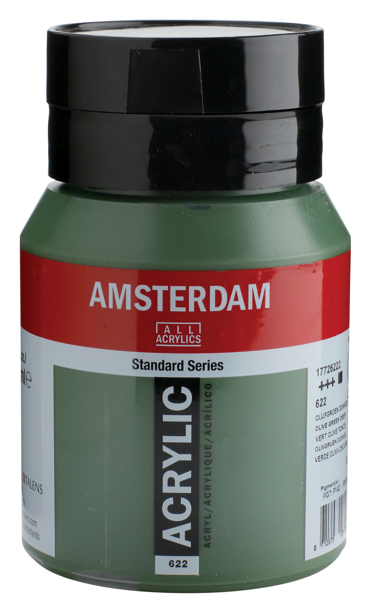 AMSTERDAM Peinture acrylique 500ml 17726222 olive 622 olive 622