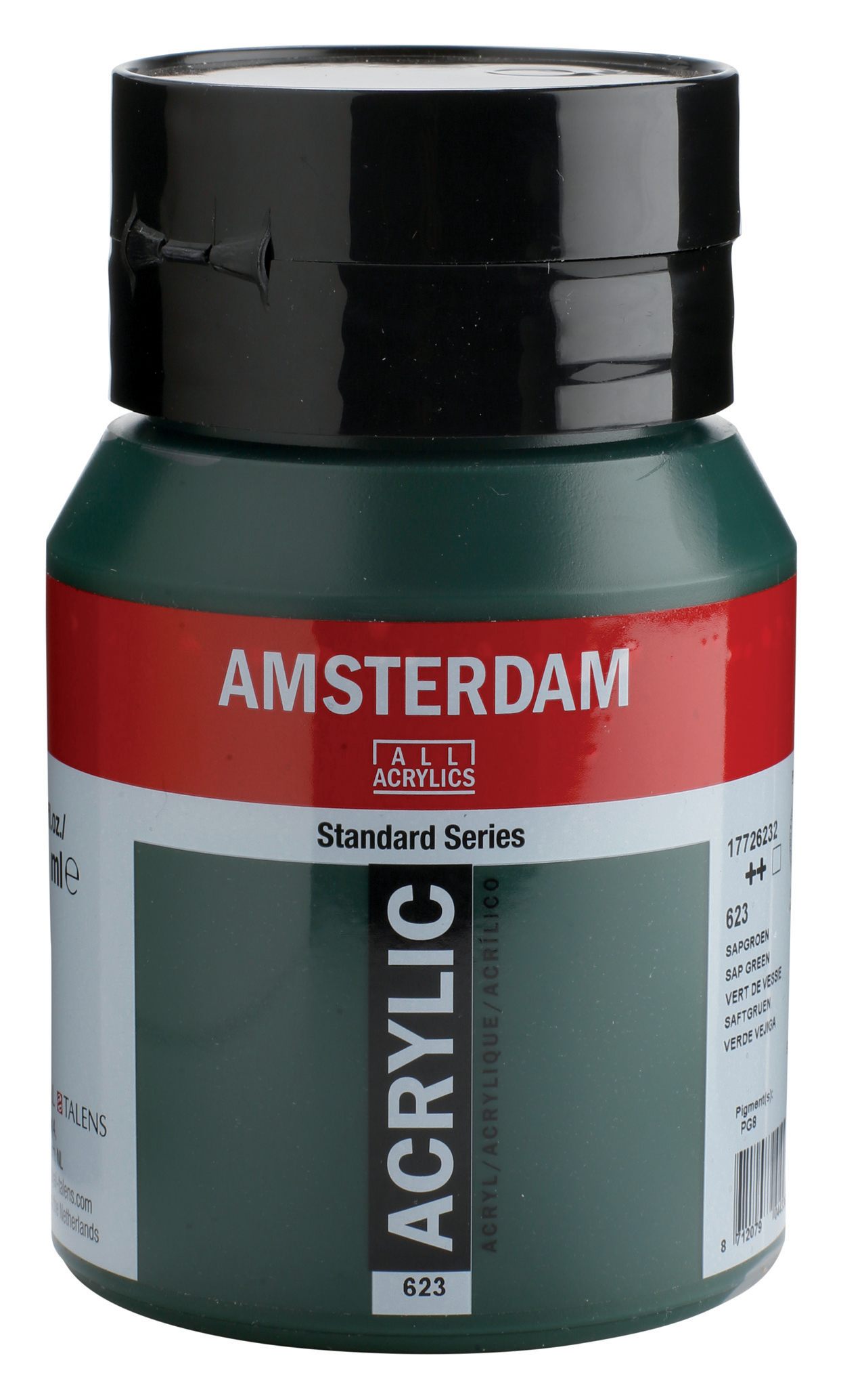 AMSTERDAM Peinture acrylique 500ml 17726232 bien vert 623 bien vert 623