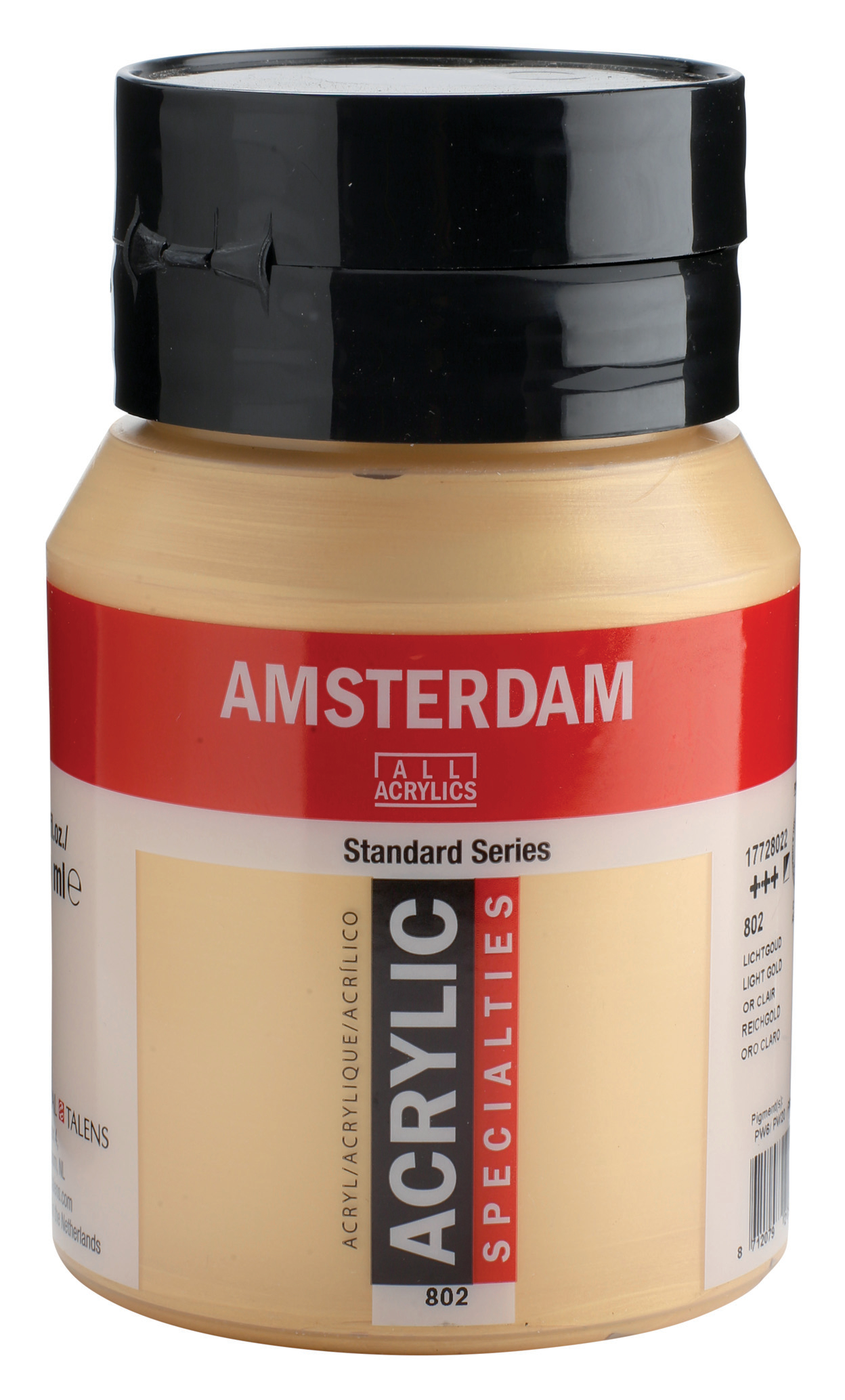 AMSTERDAM Peinture acrylique 500ml 17728022 or 802