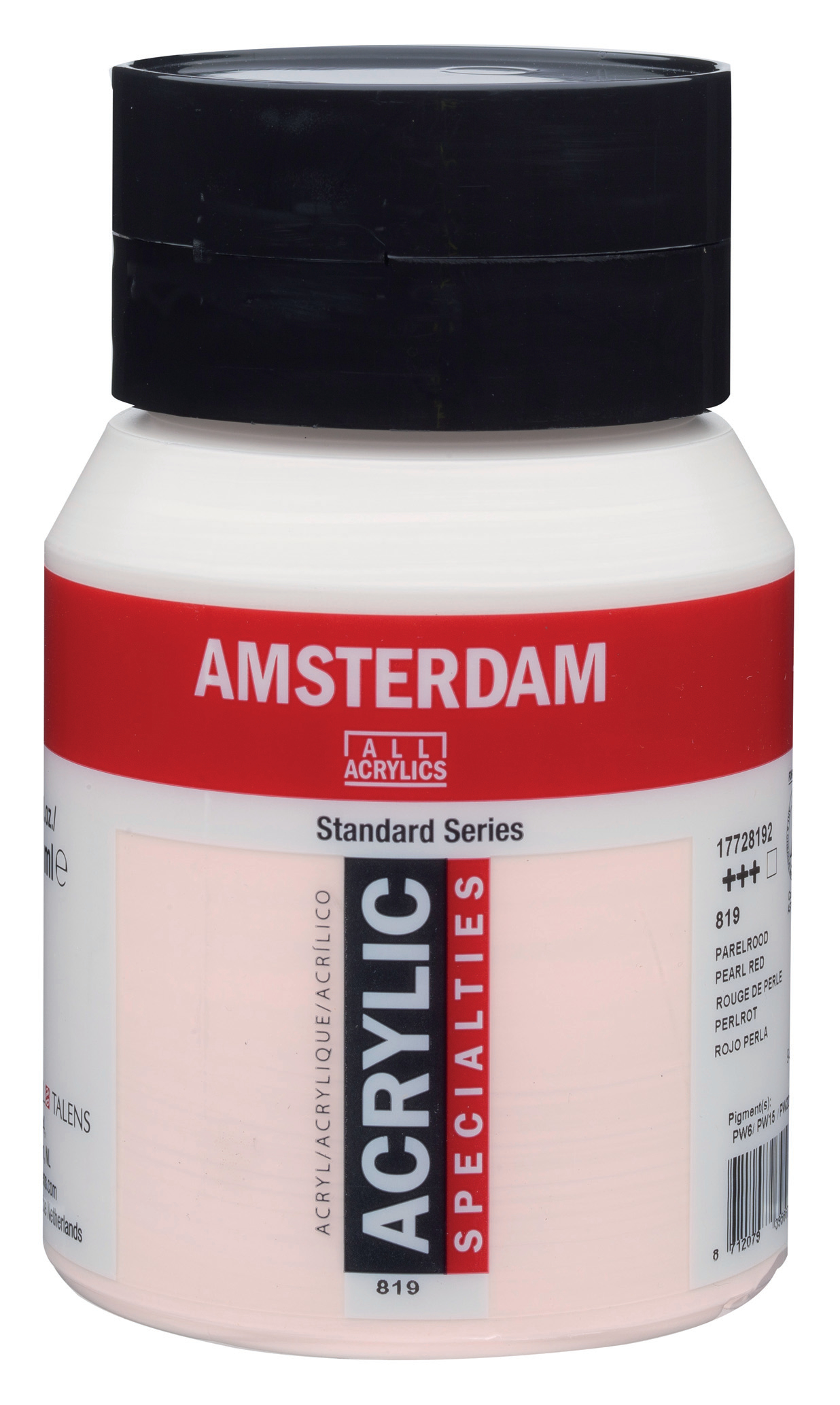AMSTERDAM Peinture acrylique 500ml 17728192 pearl red 819 pearl red 819