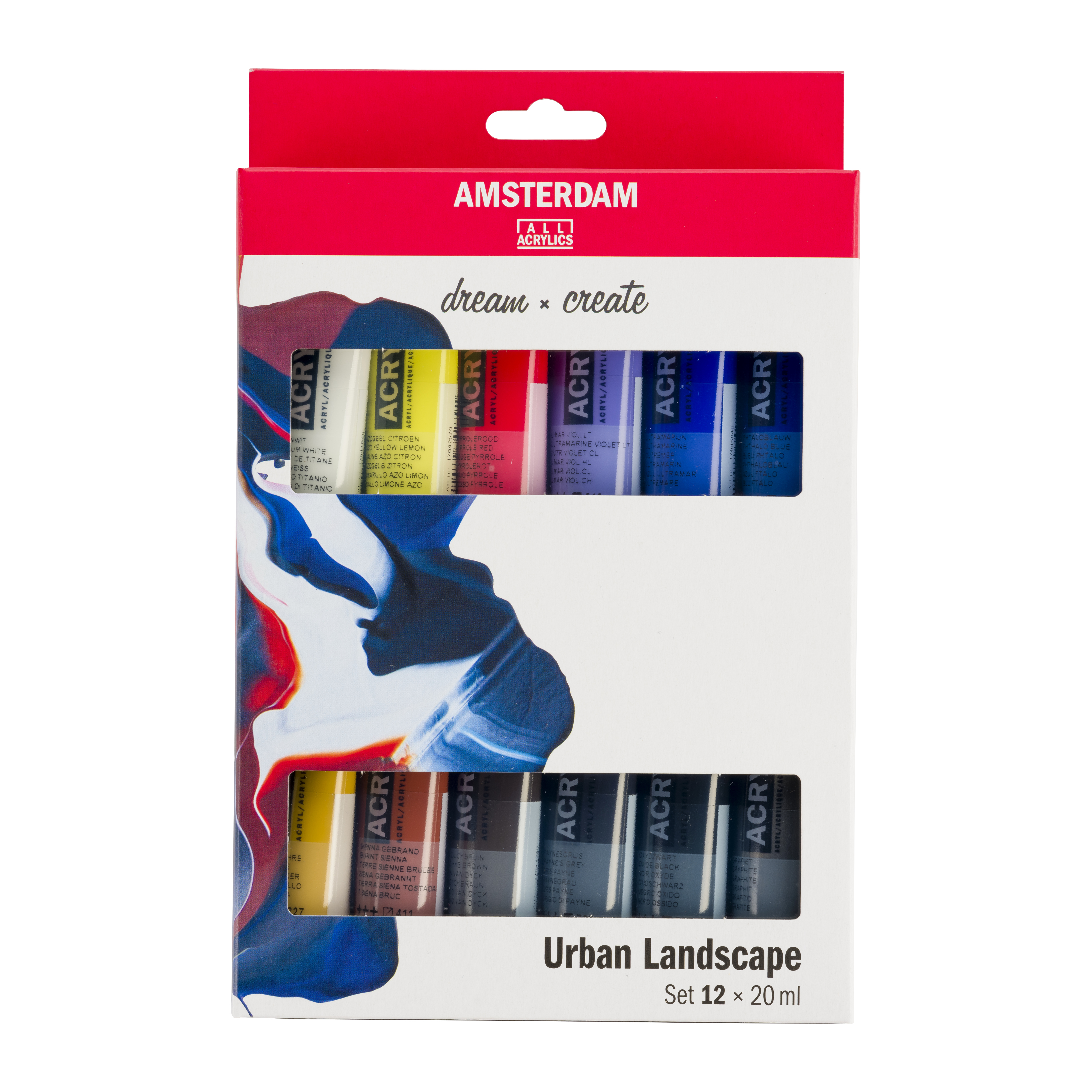 AMSTERDAM Standard Series Acryl Set 17820603 Urban Landscape 12X20ml Urban Landscape 12X20ml