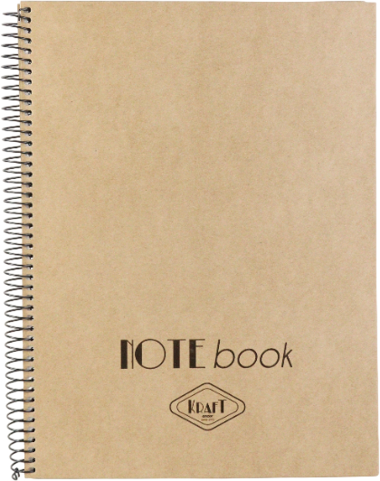 photo ANCOR Carnet spirale Hardcover A5 114829 Kraft, quadrillé 80 feuilles