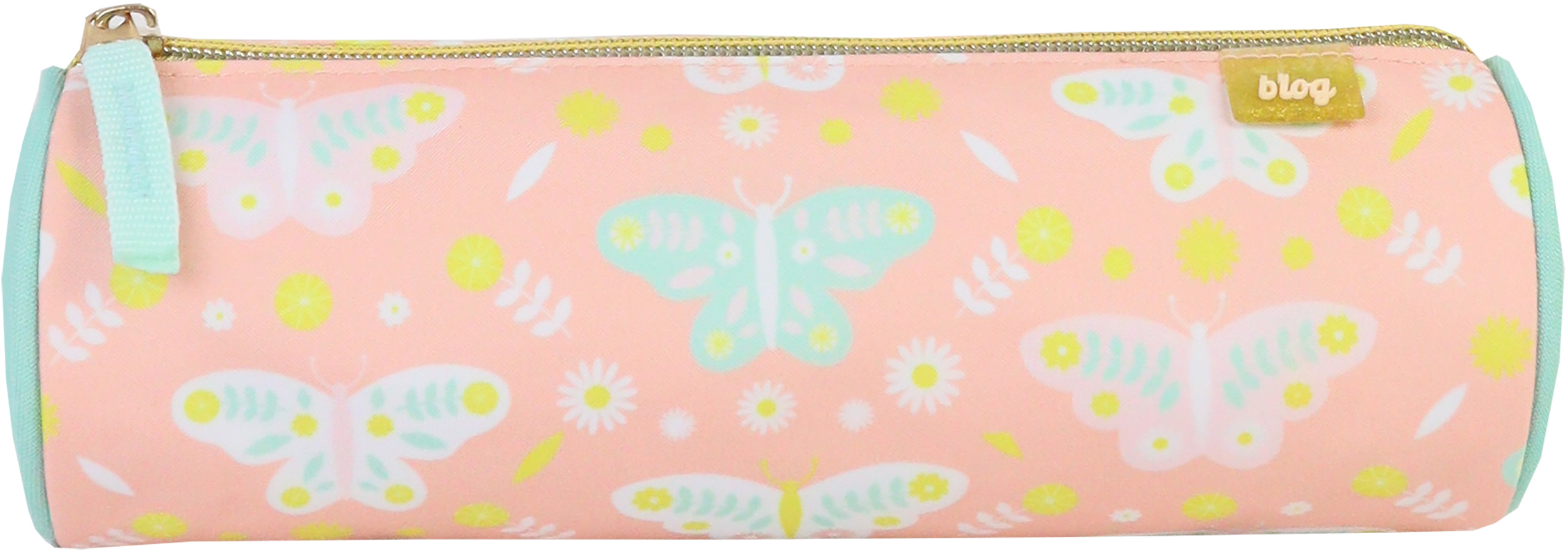 photo ANCOR Trousse rond 22x8x7.5cm 118148 B'LOG BUTTERFLIES