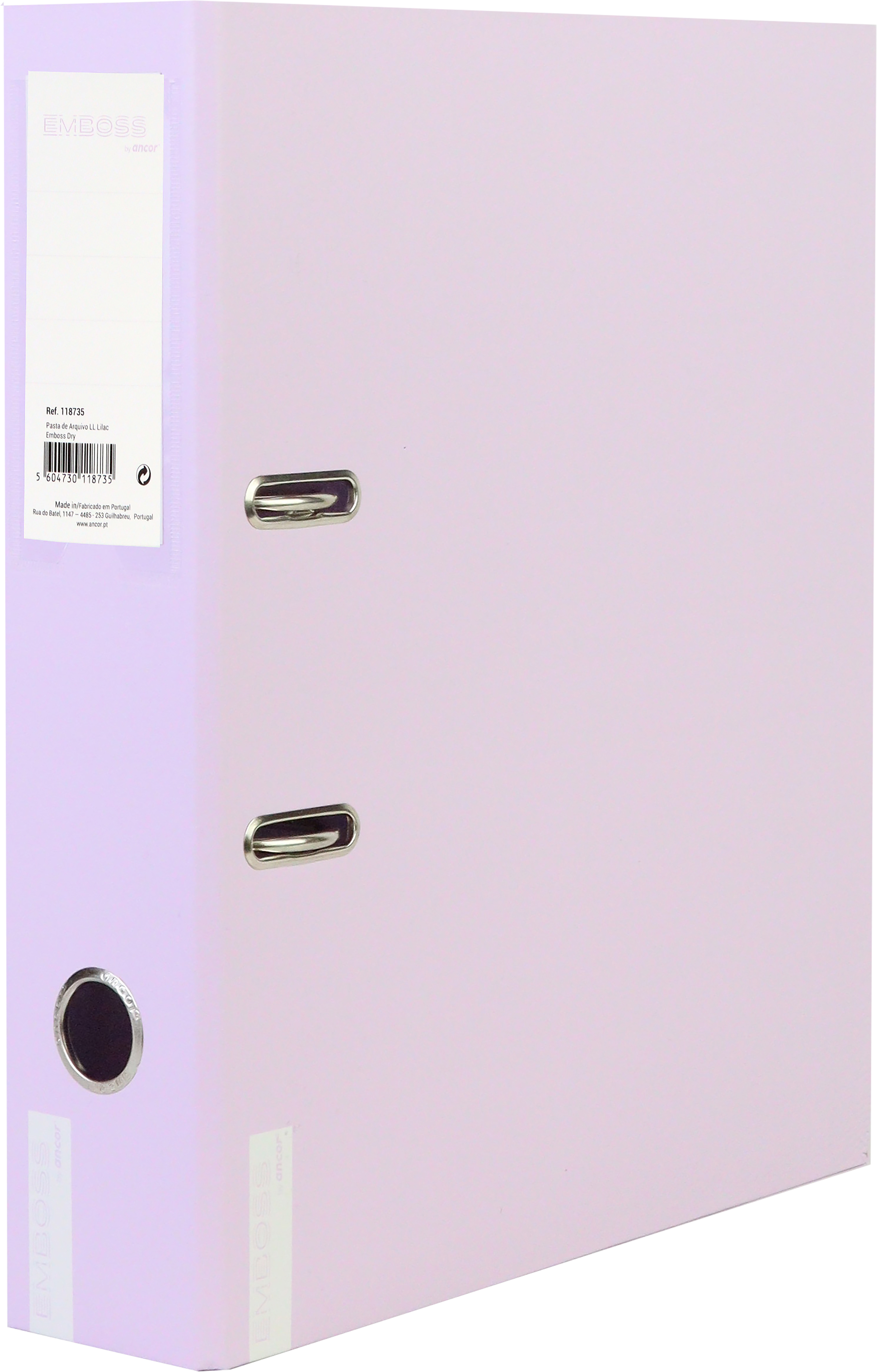 photo ANCOR Classeur 8 cm, A4 118735 Emboss Dry, lilas