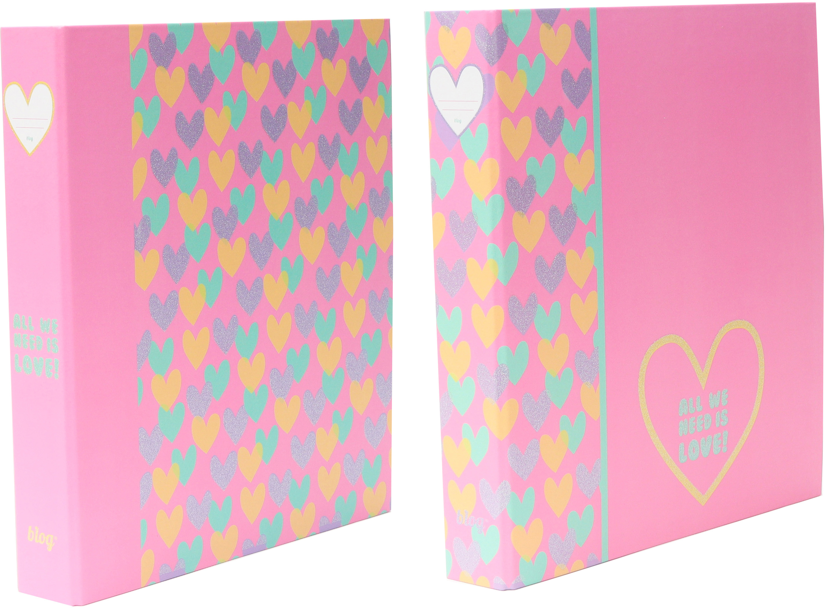photo ANCOR Classeur à ann. A4 124101 B'Log Hearts, 2 anneaux