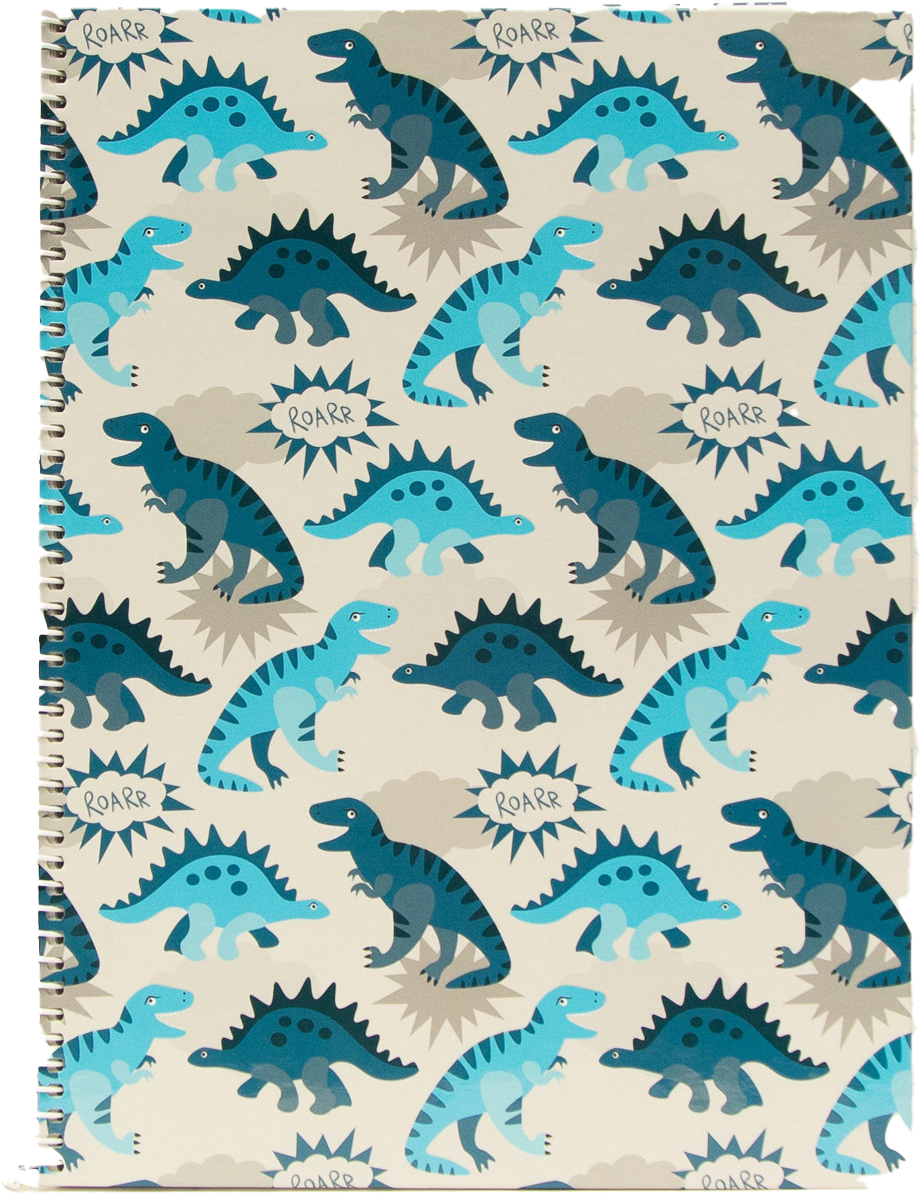 photo ANCOR Carnet spirale Hardcover A5 129038 B'Log Dino, quadrillé 80 flls