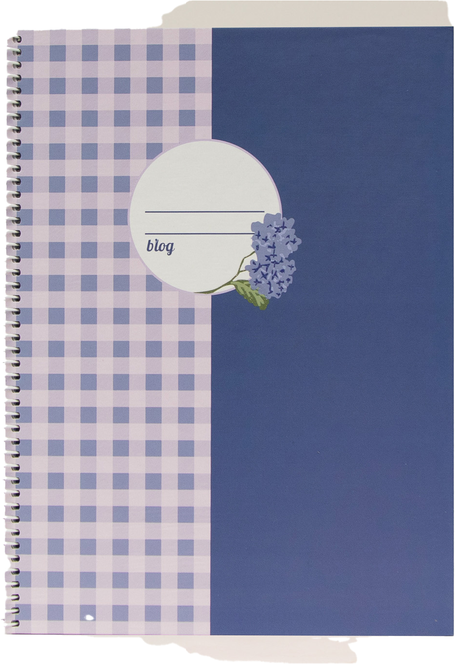 photo ANCOR Carnet spirale Hardcover A4 130409 Provence Vichy, ligné 80 flls