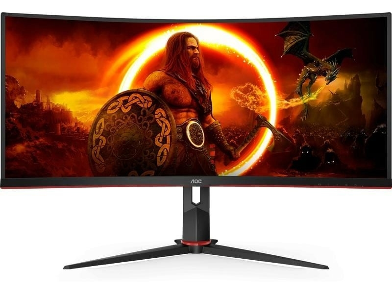 photo AOC Moniteurs 34 pouce CU34G2XP/BK 3440x1440