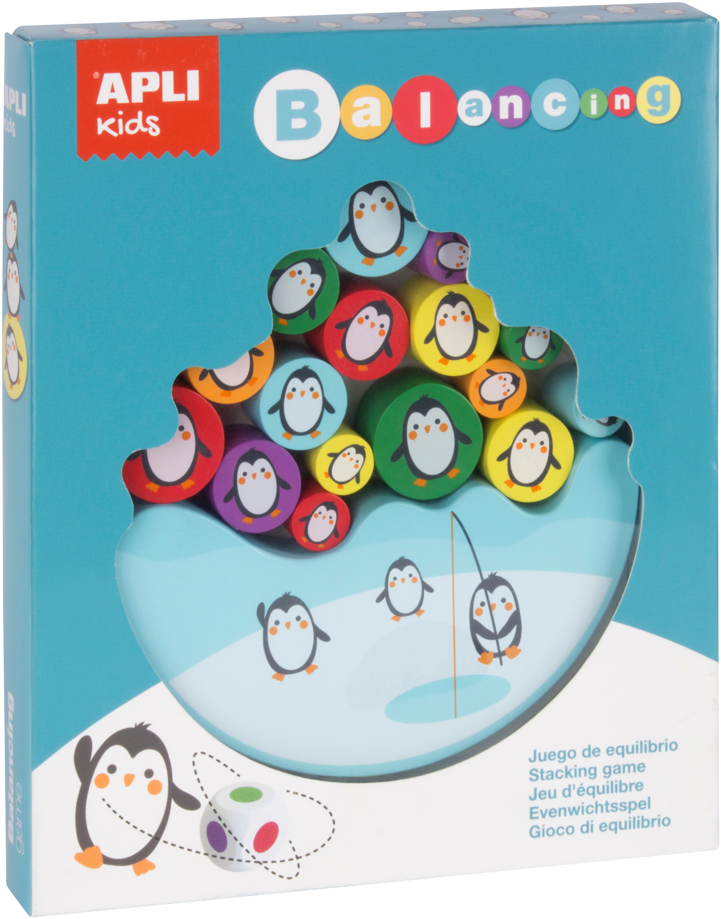 photo APLI KIDS Jeu d'équilibre Pinguins 17203 Bois