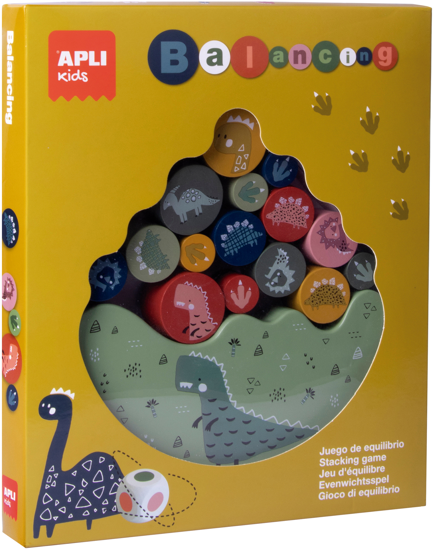 photo APLI KIDS Jeu d'équilibre Dino 18567 Bois