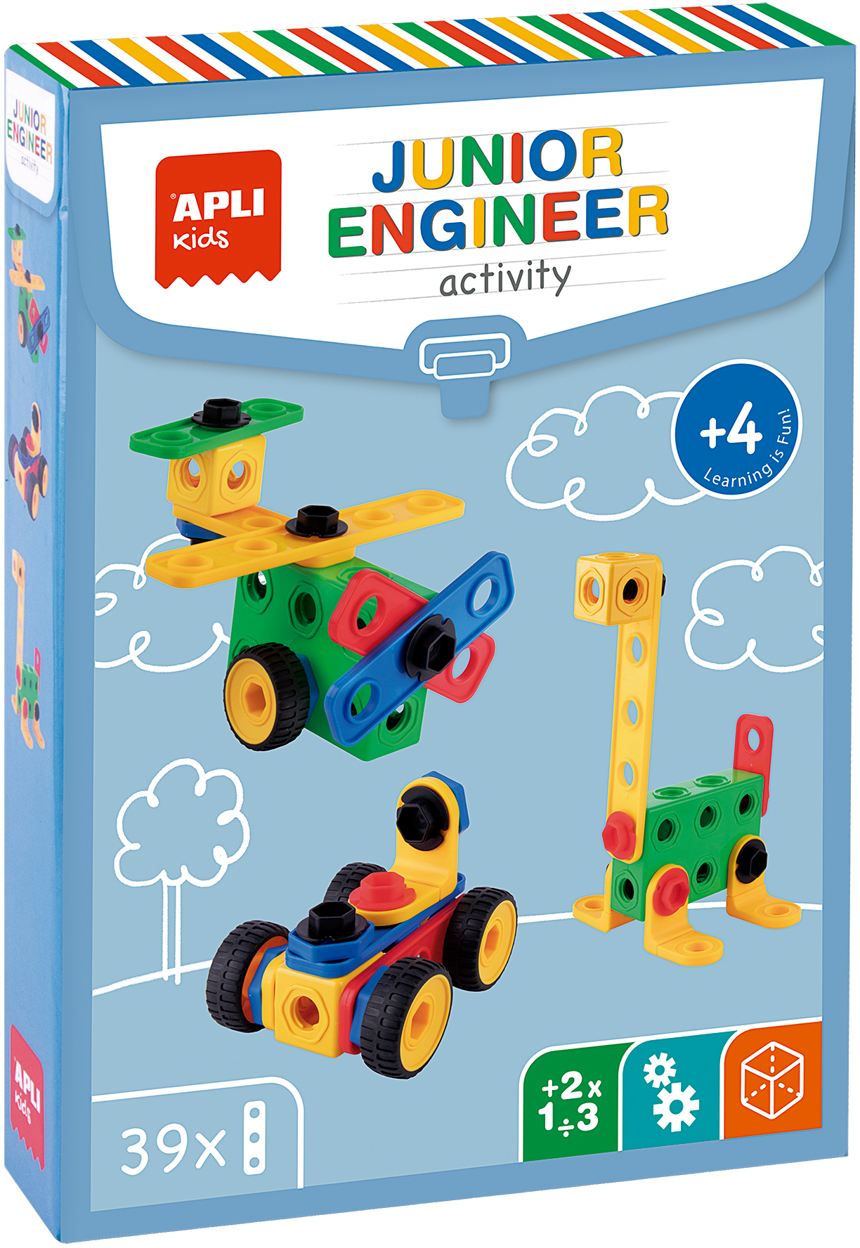 photo APLI KIDS Jeu de construction Ingénieur 19160 39 pièces