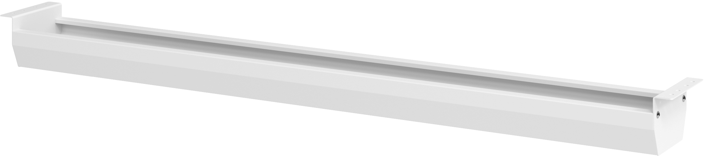 photo APOLLO Goulotte de câbles 126cm VK16/W blanc, pour tables de 160cm