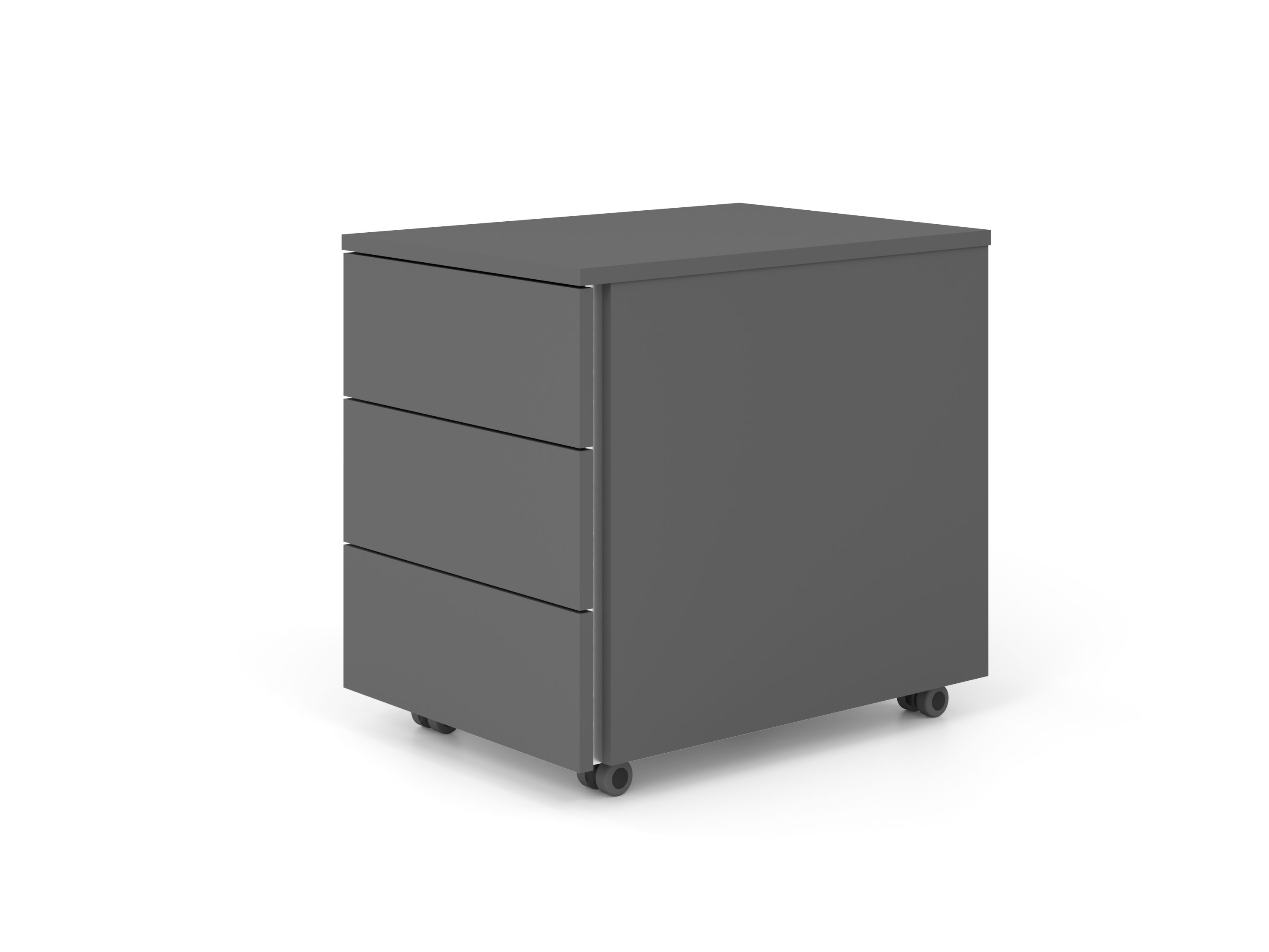 photo APOLLO Caisson de bureau VLC30/G/G/GL graphite, 3 tiroirs