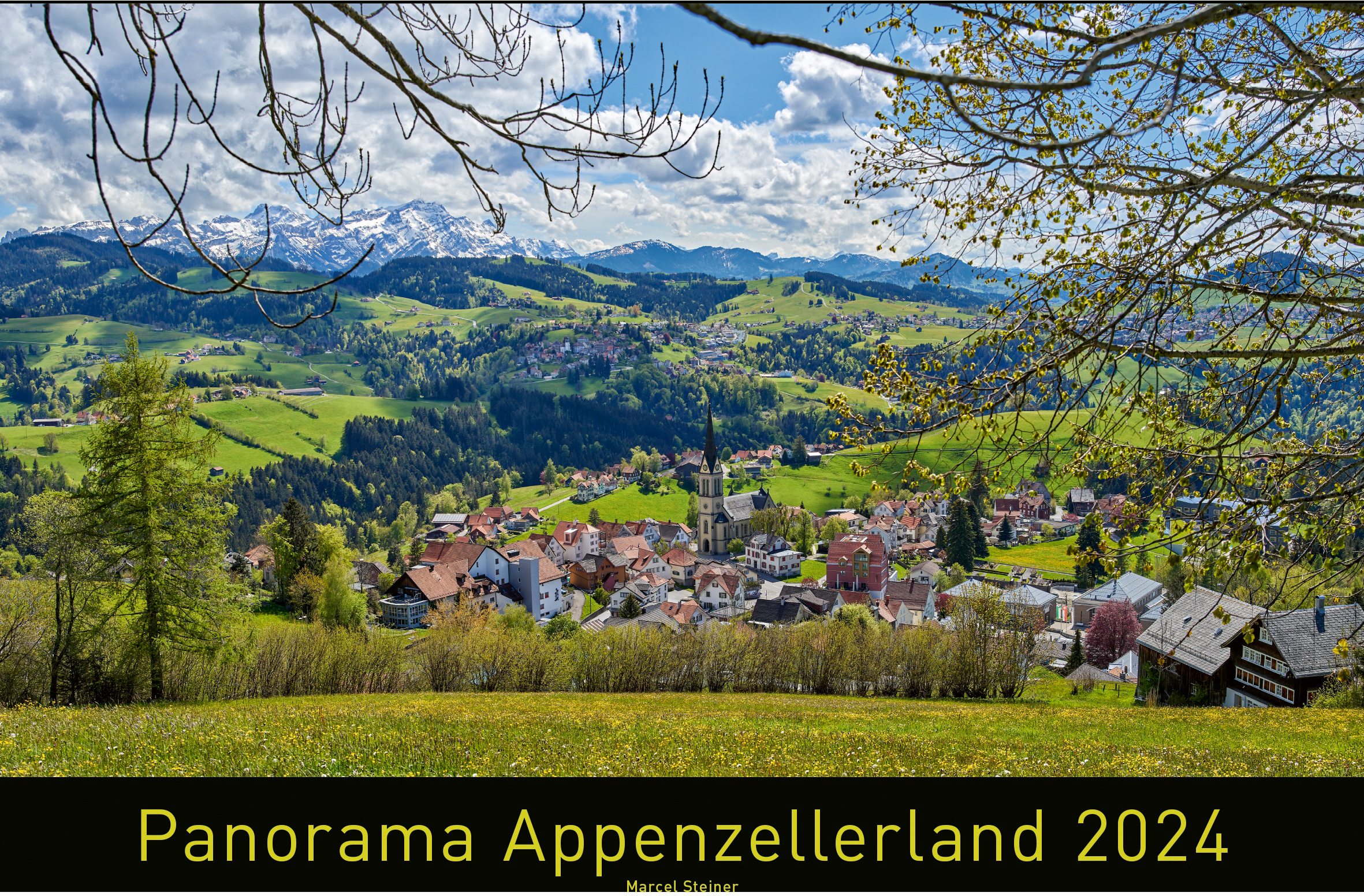 APPENZELLER Panorama Appenzellerland 2024 43317850 D 70x50cm