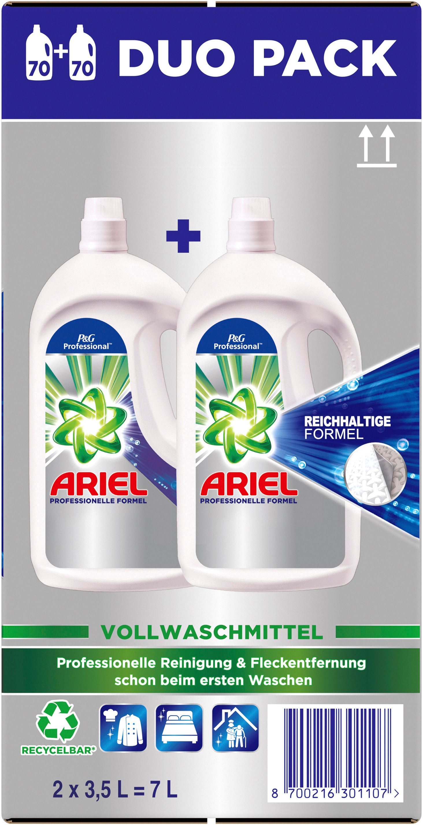 photo ARIEL Lessive liquide 2x3.5lt 971689 regular