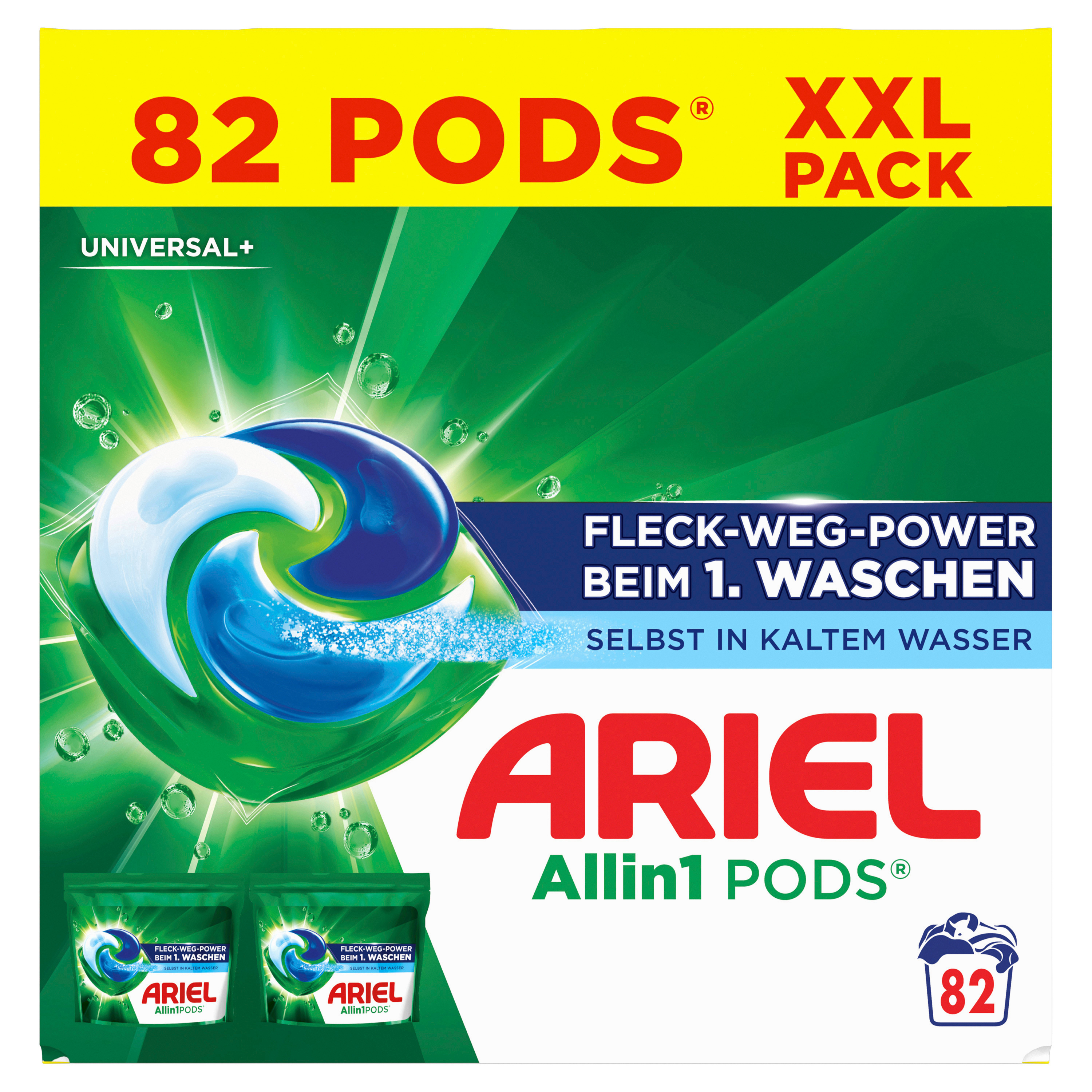 ARIEL Wäsche-Pods Allin1 972414 Universal 82 Pods