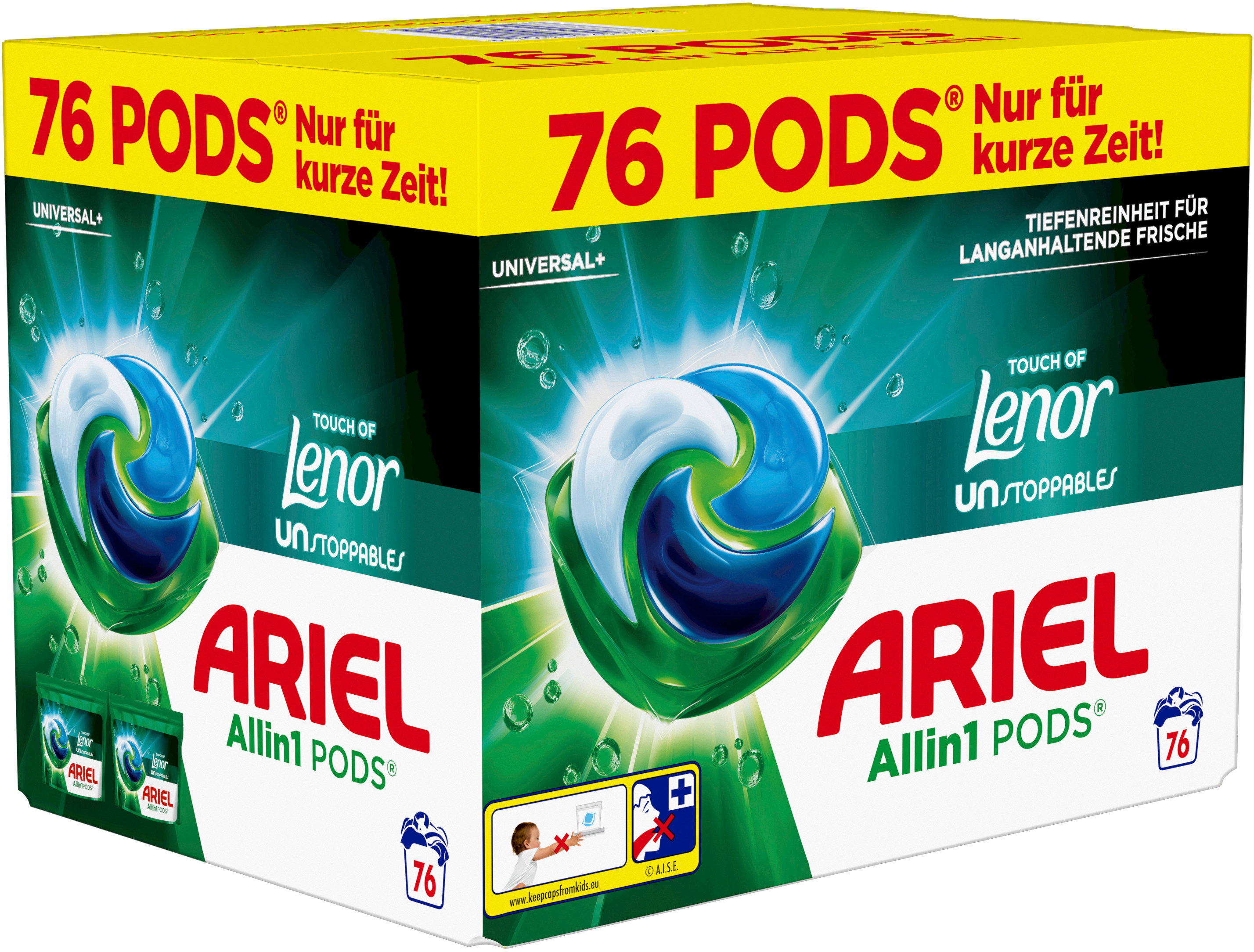 photo ARIEL Détergent Allin1 972416 Touch of Unstoppables 82 Pods