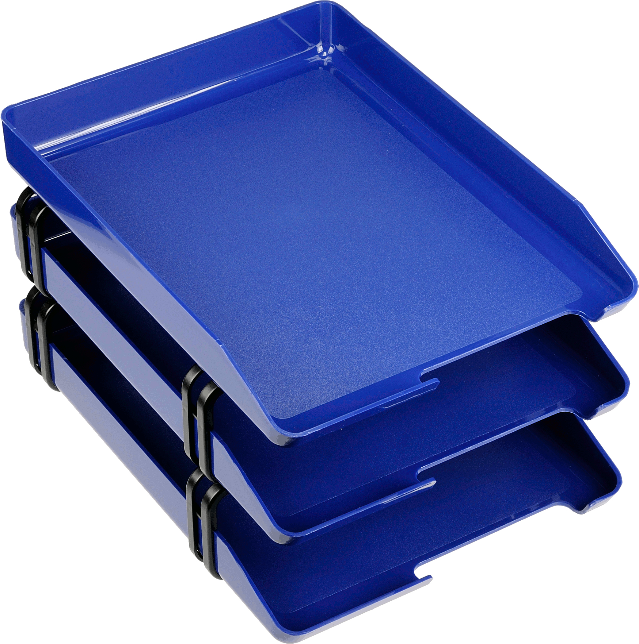 Schubladenbox blau 239.24 3 Fächer