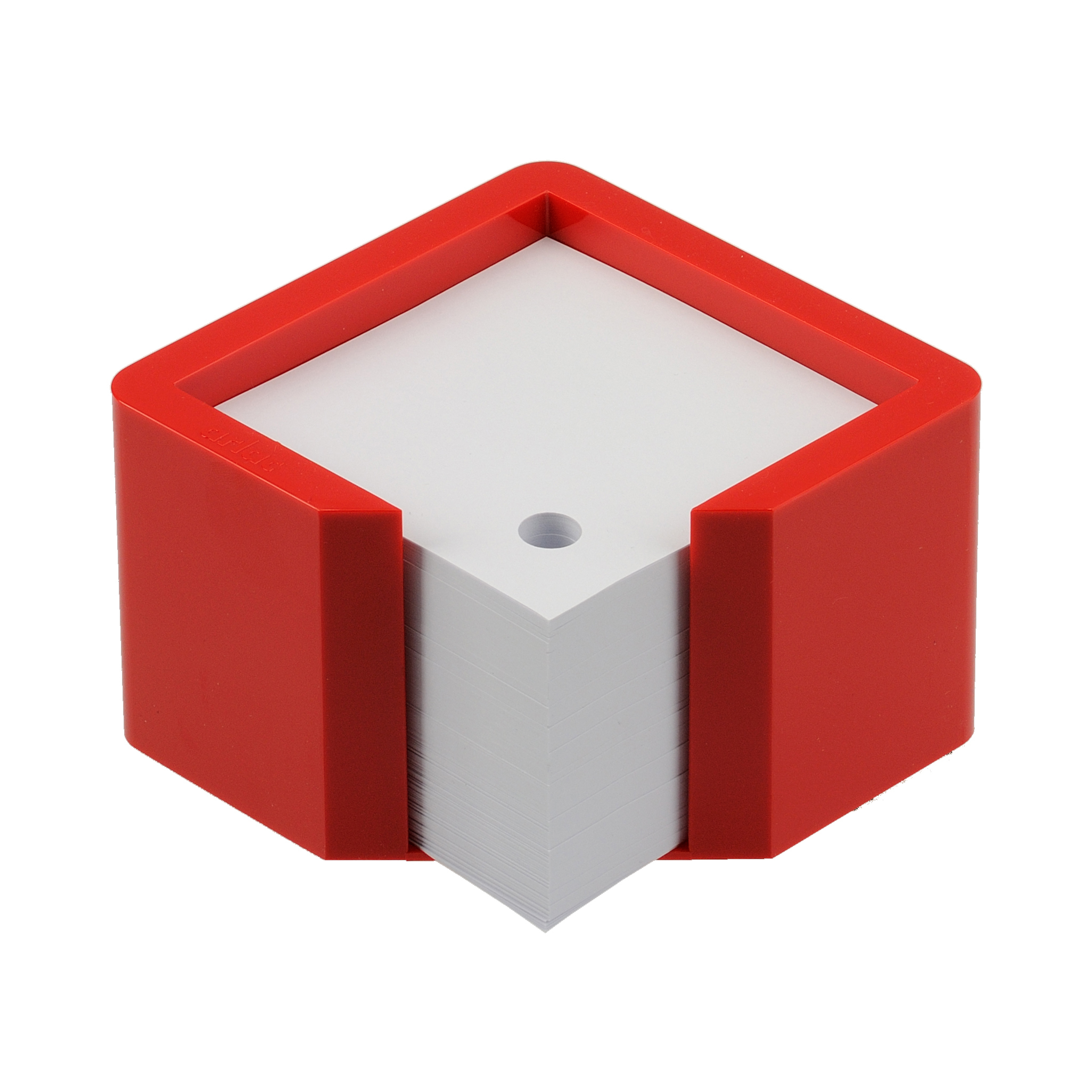 ARLAC Porte-bloc Memorion 257.23 rouge 10×10cm