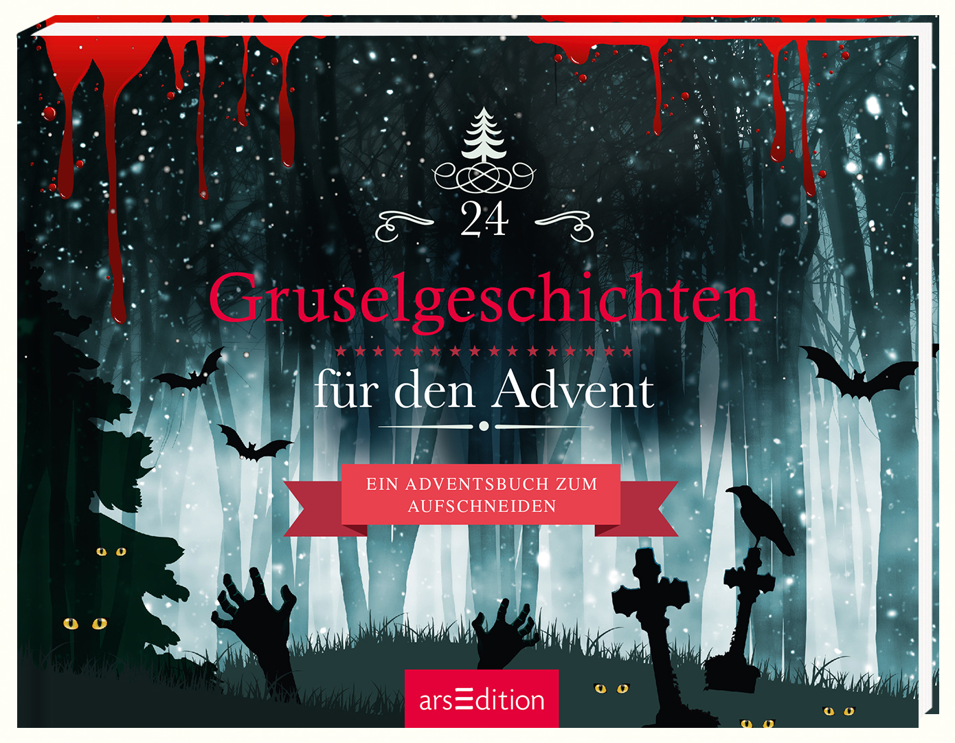 ARS EDITION Adventsbuch Gruselgeschichten 783845821214 20,5x15,6cm/164 pages