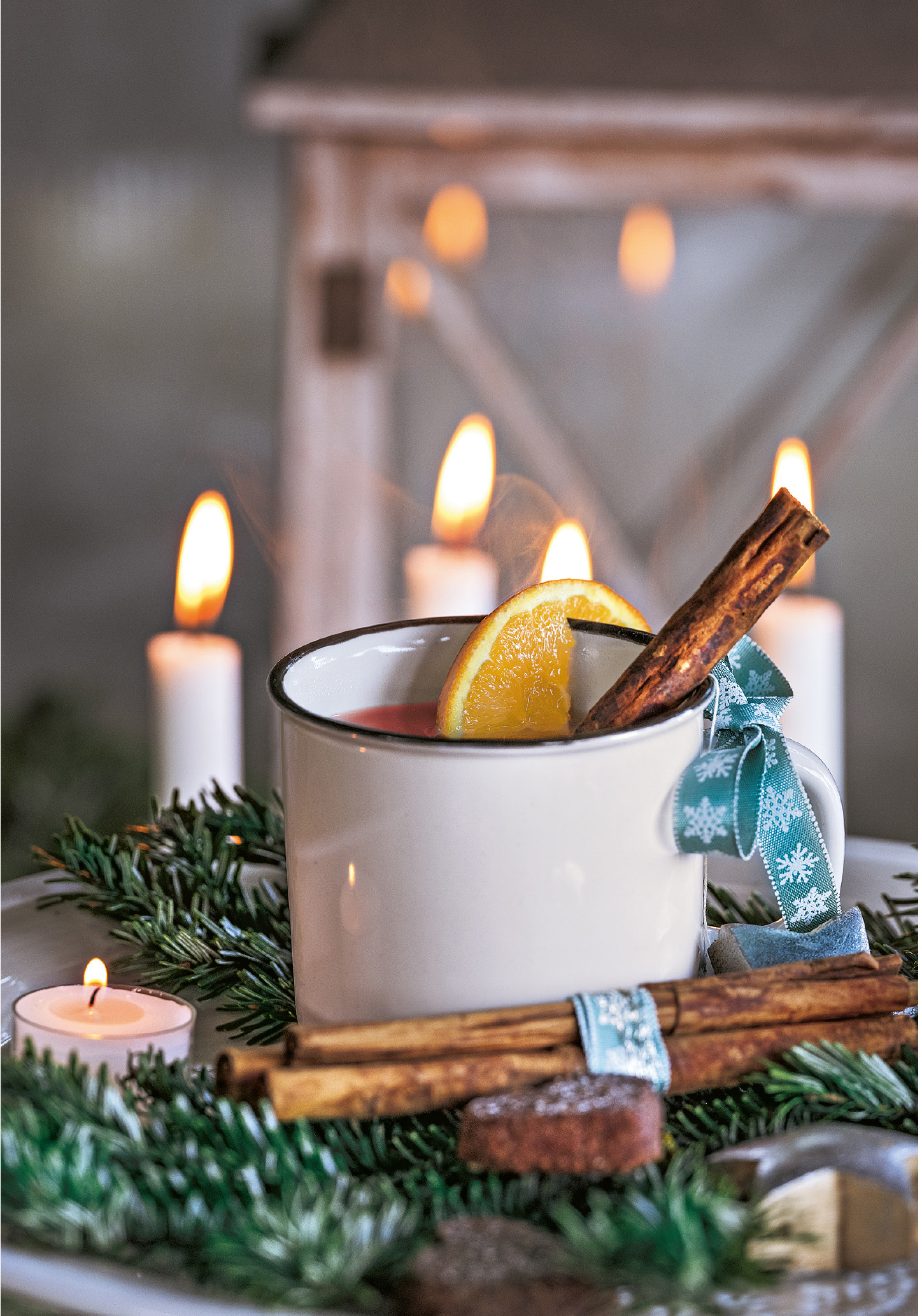 ART BULA Weihnachtskarte 12x17.5cm 12BU3279 Weihnachtspunsch
