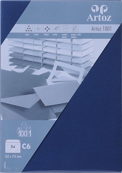 ARTOZ Enveloppes 1001 C6 107324184 100g, classic blue 5 pcs.