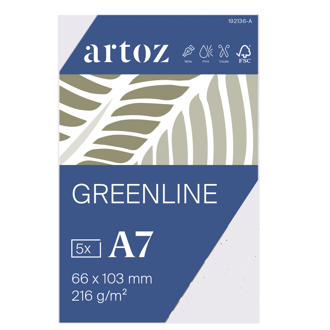 photo ARTOZ Cartes de visite 1001 A7 19213614-211 216g, birch 5 feuilles