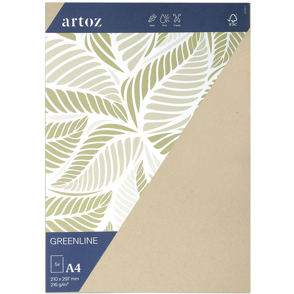 photo ARTOZ Cartes 1001 A4 19269614-584 216g, désert 5 feuilles