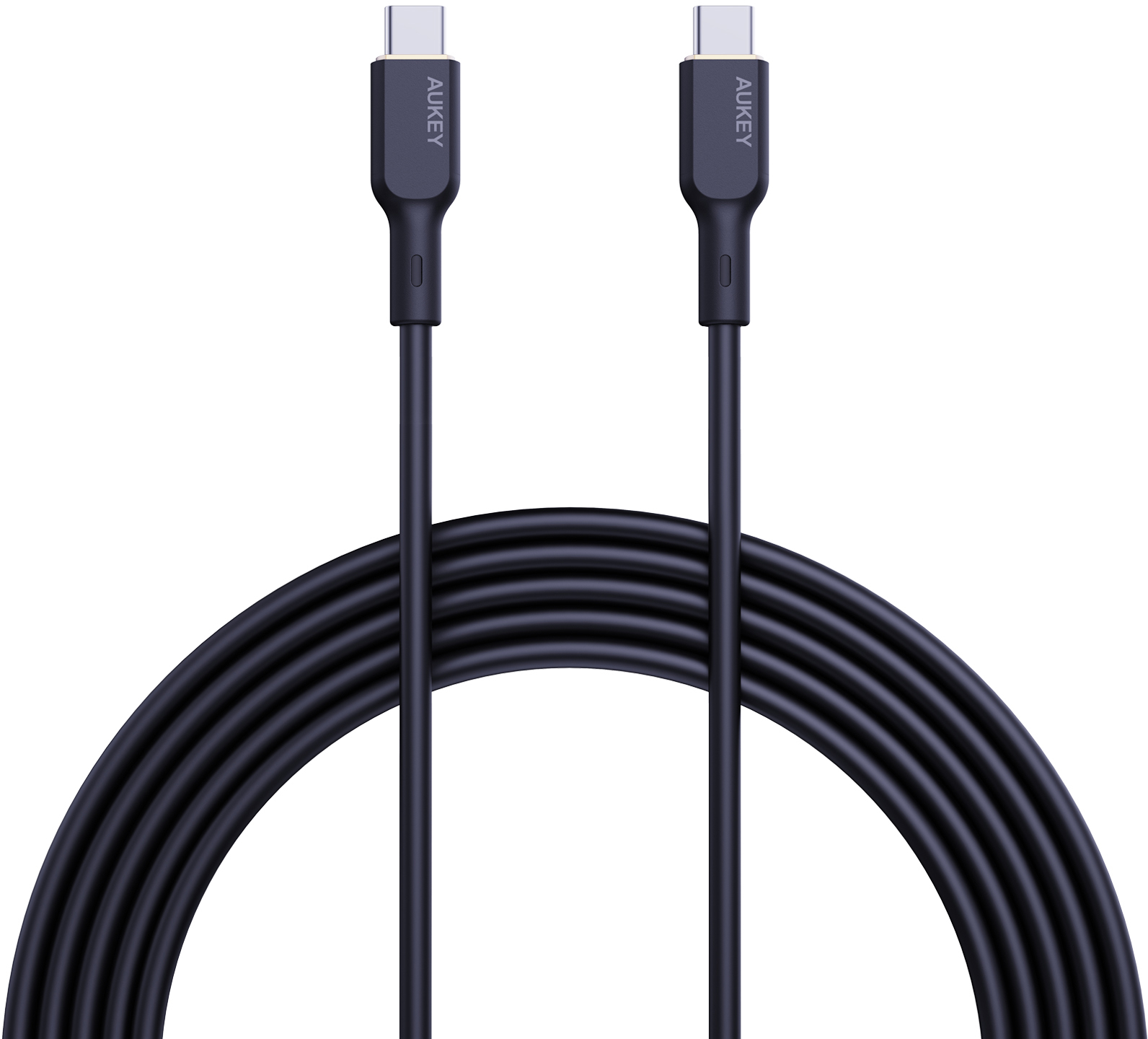 photo AUKEY Cable USB-C-to-C CB-SCC101 Silicone,1.0m,100W,Black