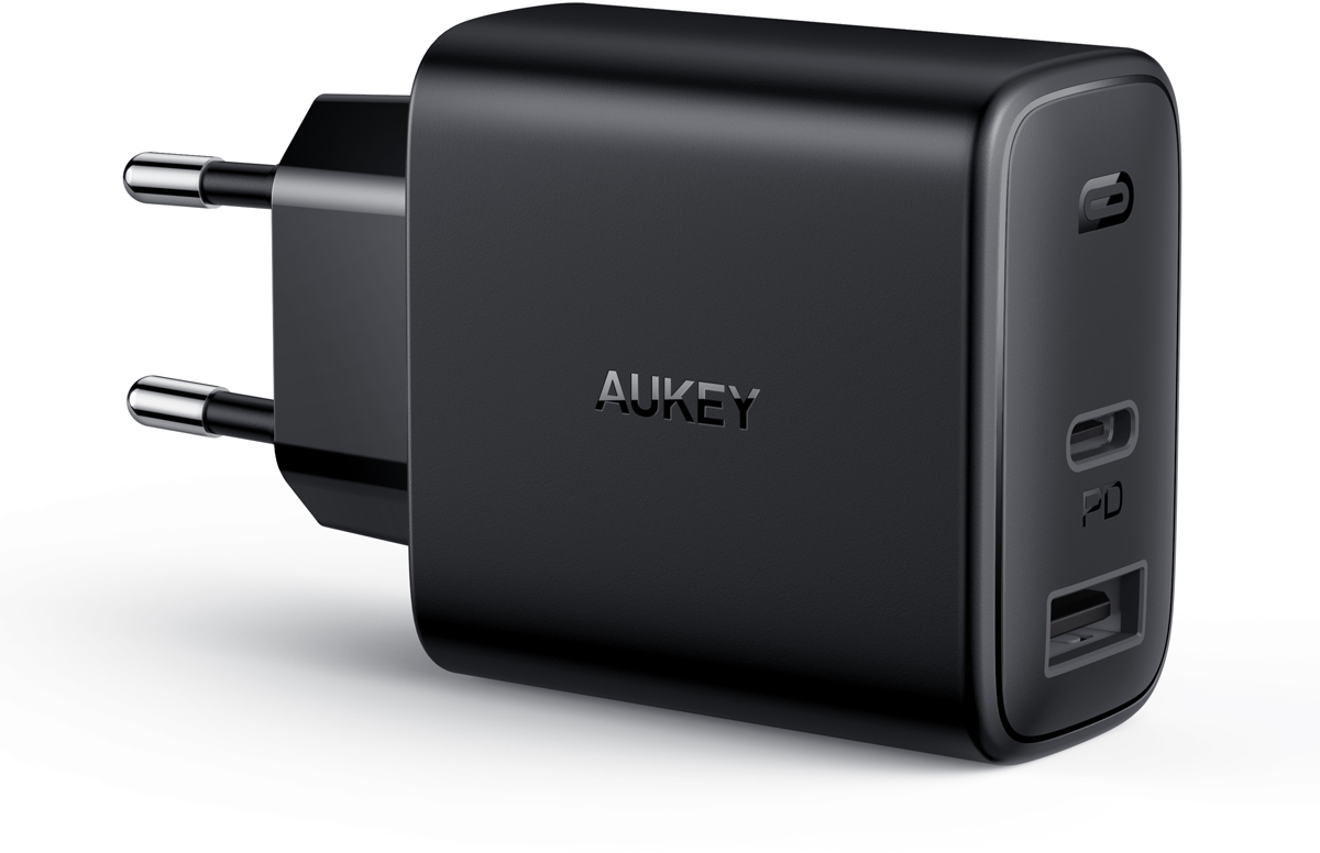 AUKEY Swift 32W PD 2-Port PA-F3S Wall Charger black Wall Charger black