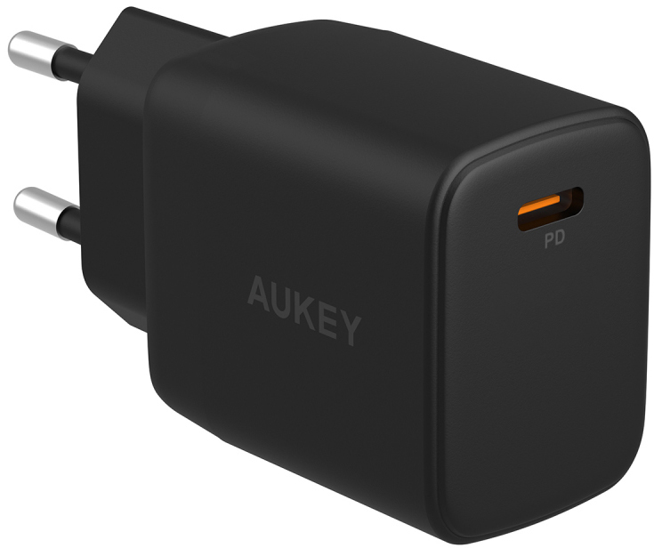 AUKEY SWIFT Wall Charger 45W PA-F4T-BK GaN, PD, 1-Port, Bl.