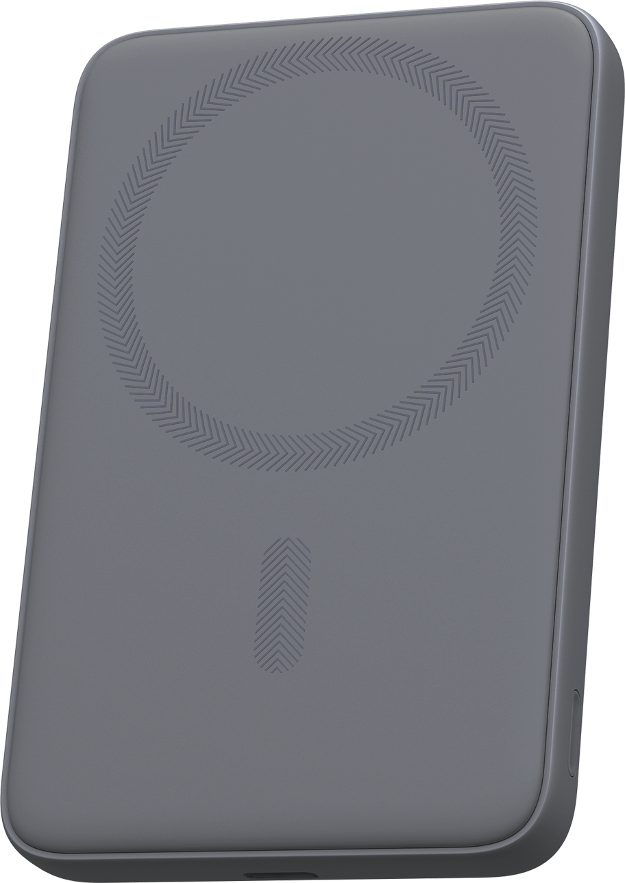 photo AUKEY MagFusion 5000mAh PB-MS03 GR Powerbank Wireless Grey