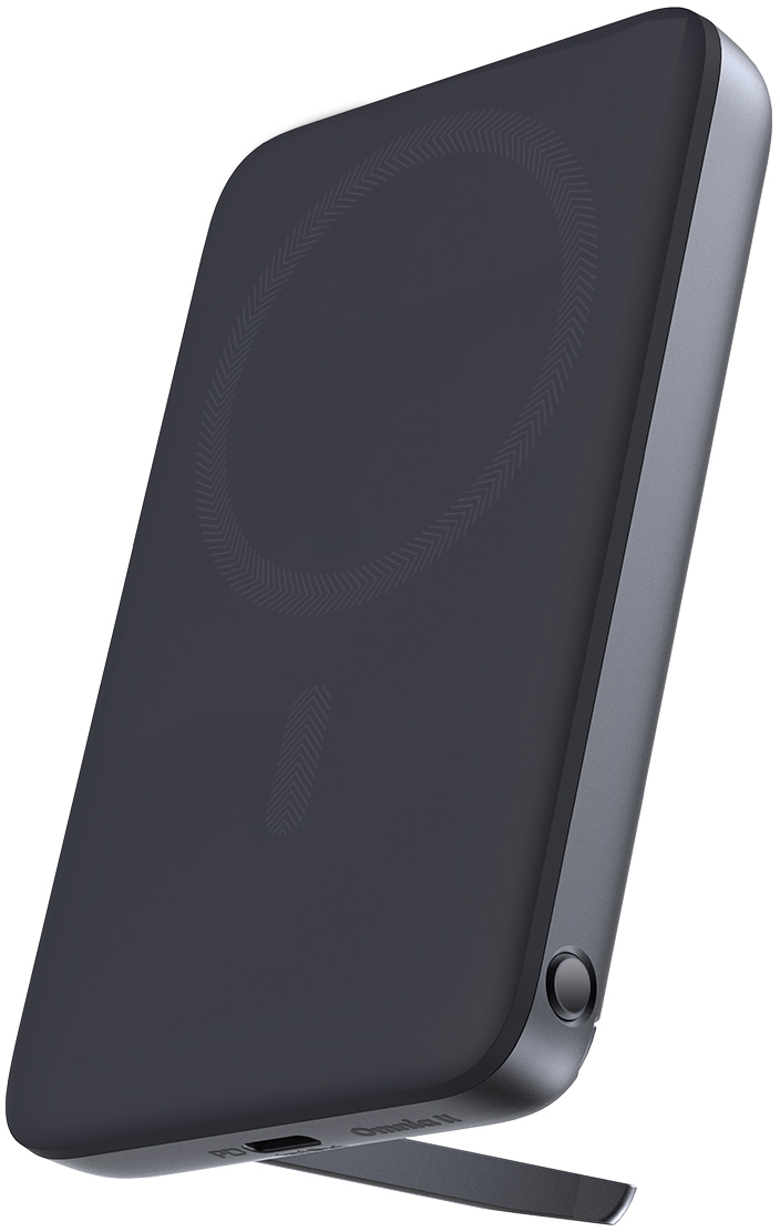 photo AUKEY MagFusion 6700mAh PB-MS05 GR Powerbank Qi2 Wireless Grey