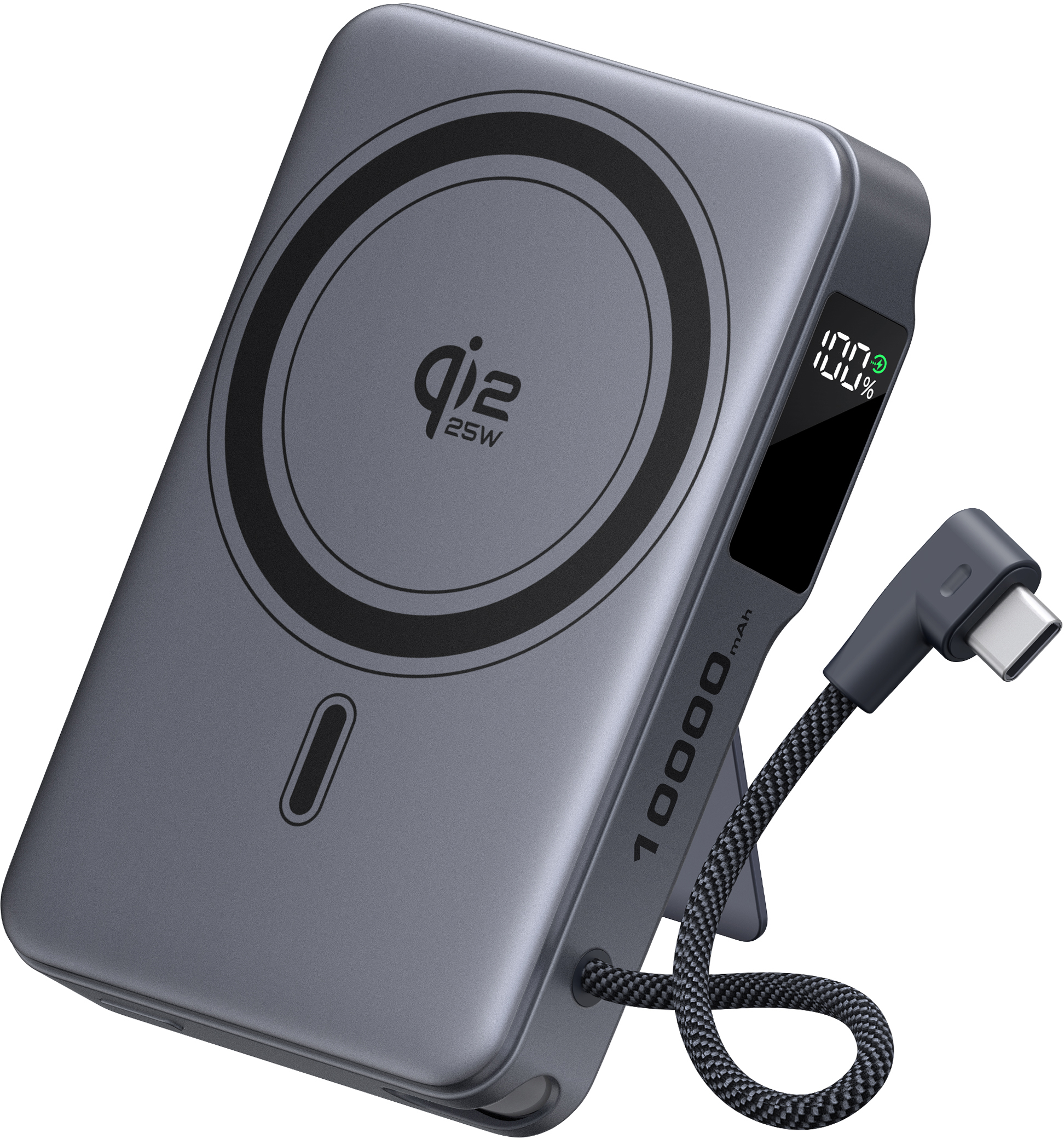 AUKEY MagFusion PB Vista Mix,10K PB-MS24 Qi2.2, Wireless,Magnetic