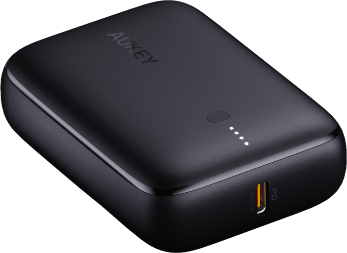 AUKEY Basix Mini 10000, 20W, PD,QC PB-N83S Powerbank,black,USB-C,USB-A