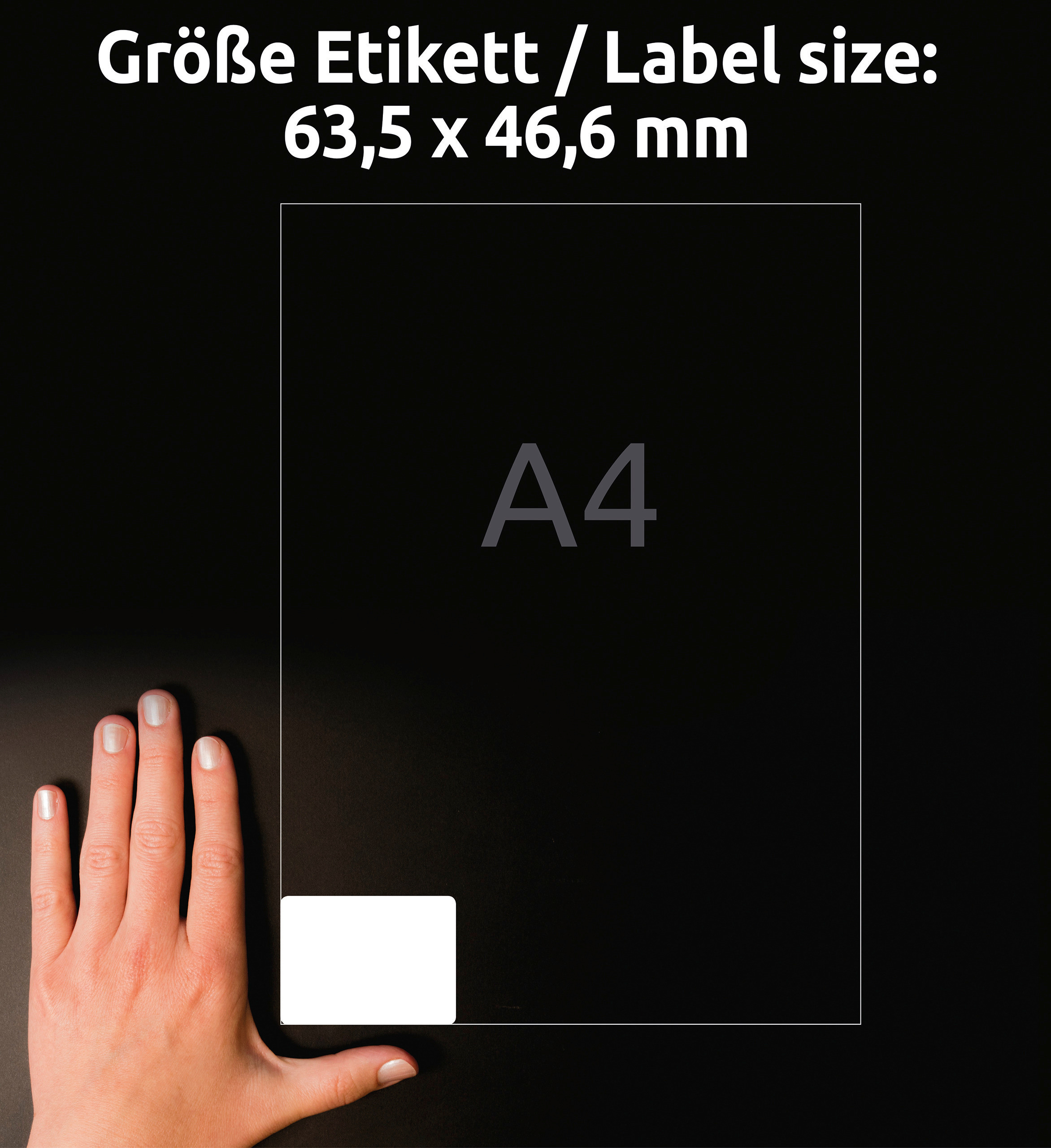 AVERY ZWECKFORM Etiquettes 63,5×46,6mm L6025REV2 blanc 540 pcs./25 + 5 flls.