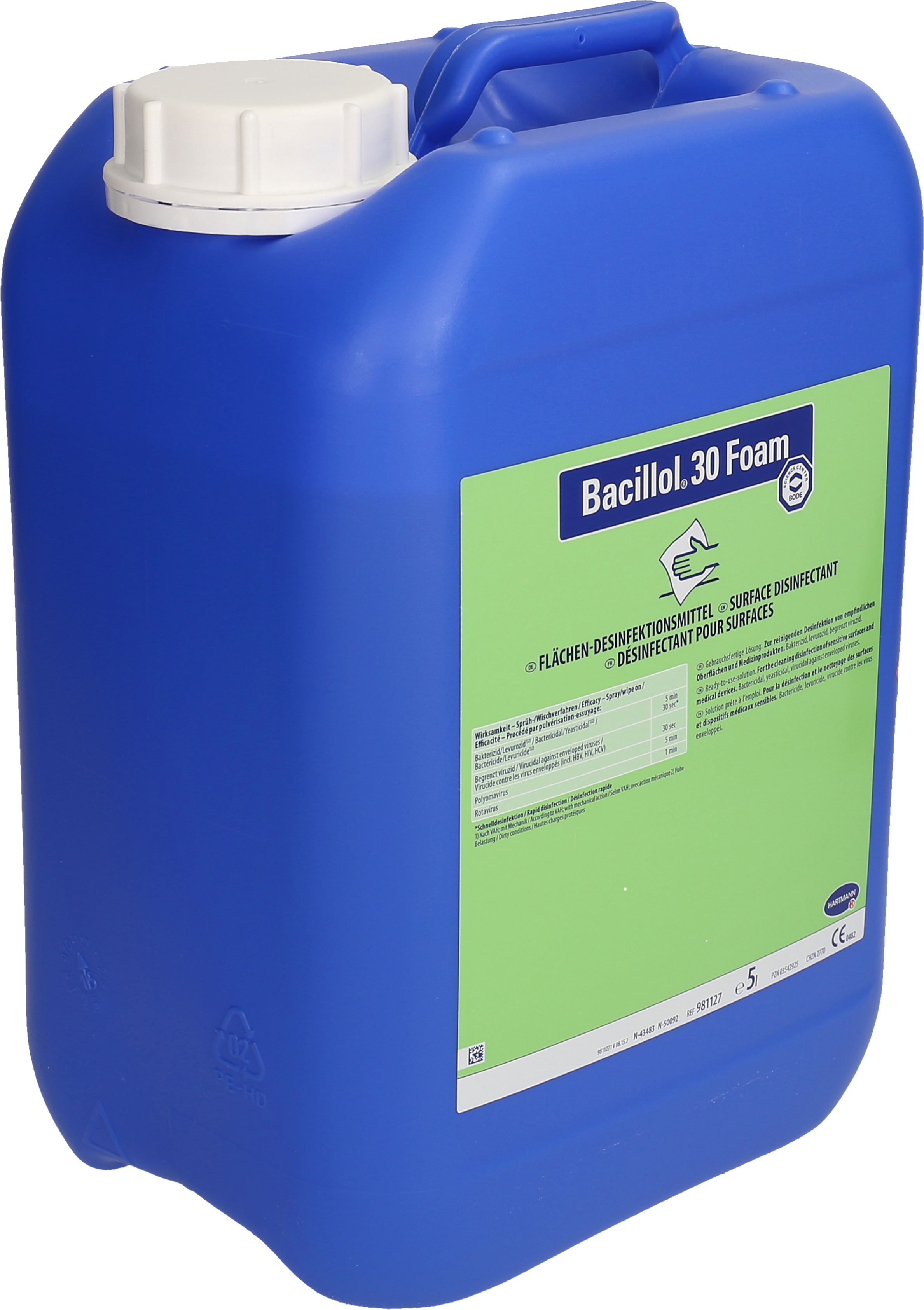 photo BACILLOL Désinfectant 30 5lt 9818390 Foam
