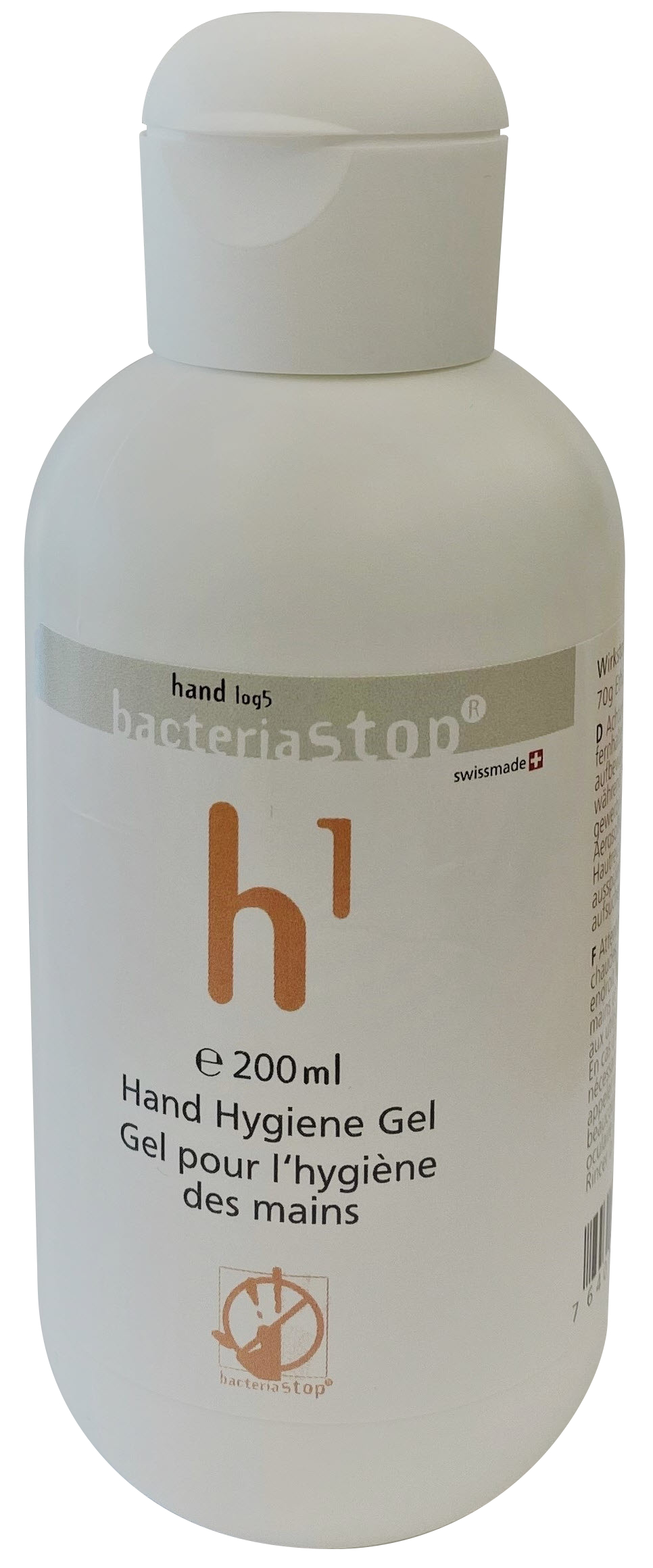 BACTERIASTOP Hand Hygiene Gel 01-H1-200ML 200ml