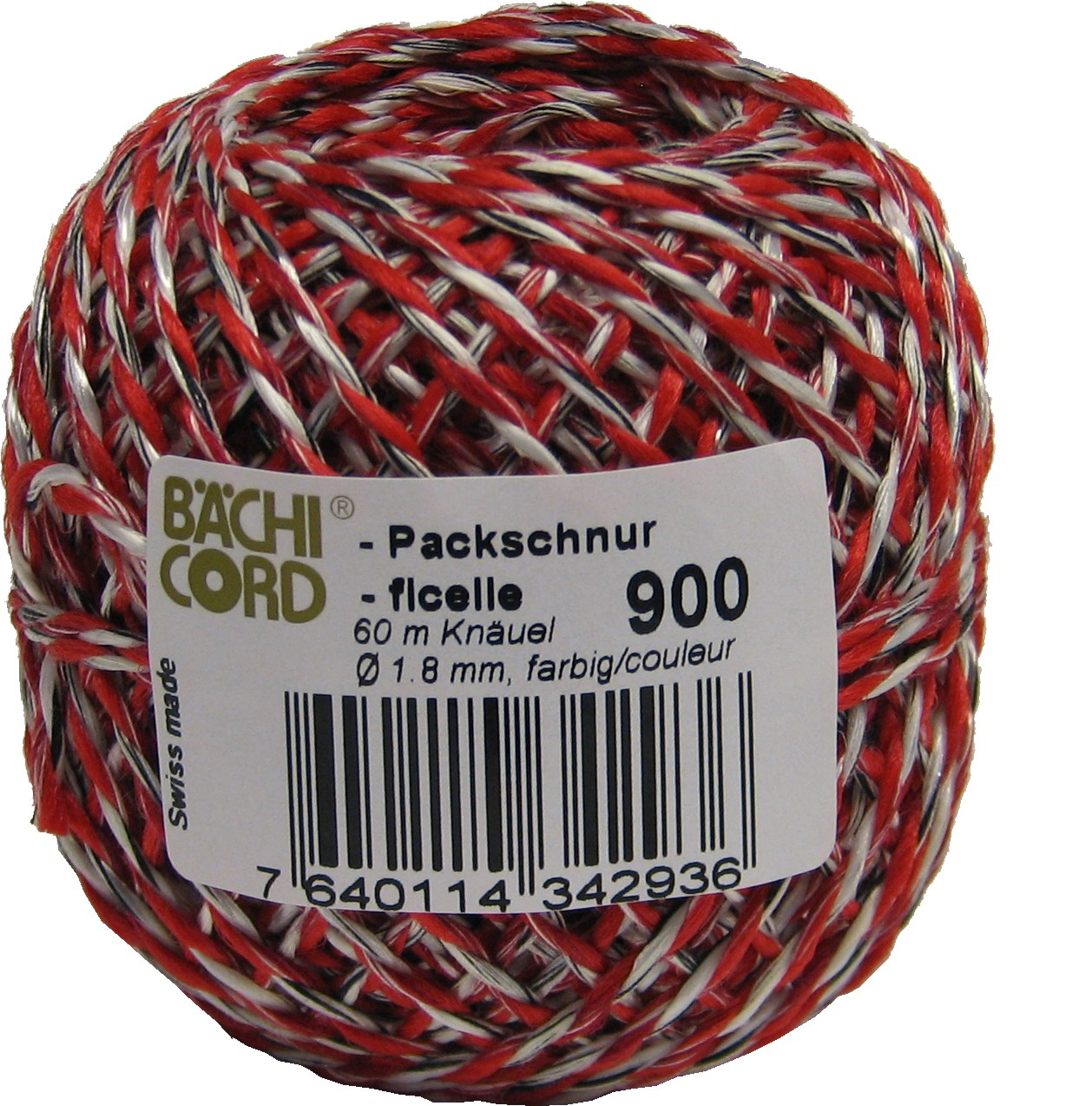 BAECHI Ficelle d'emballage recycling 110.09016 60m 1,8mm 60m 1,8mm