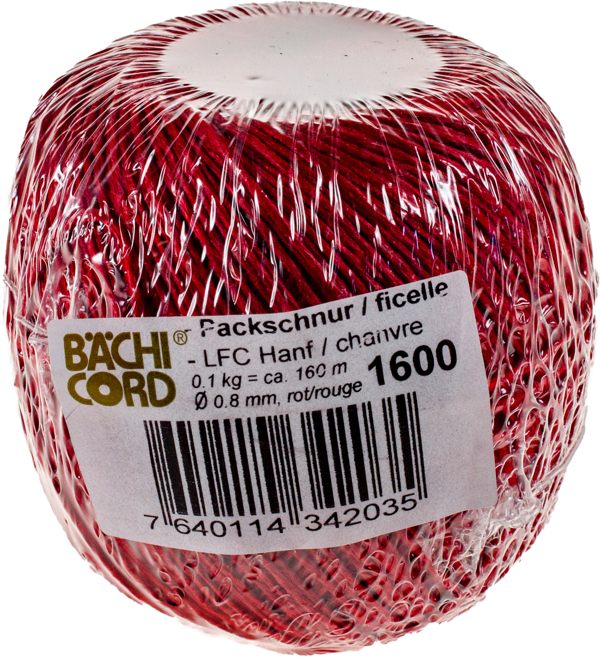 BAECHI Packschnur LFC rot 541016041 160m 0,8mm
