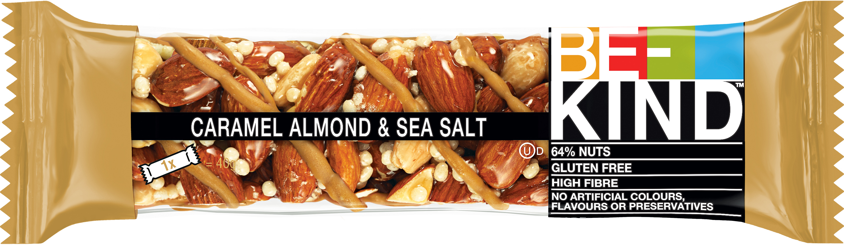 photo BE-KIND Barre aux noix 396666 Caramel Almond SeaSalt 12x40g