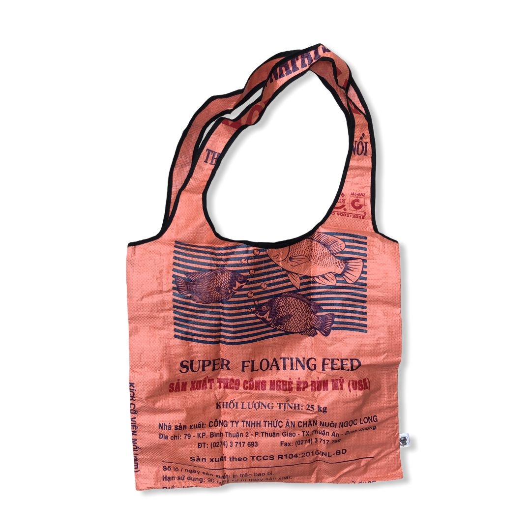 photo BEADBAGS Sac de courses Crispy Rice Ri43.06 orange 50x1x76cm
