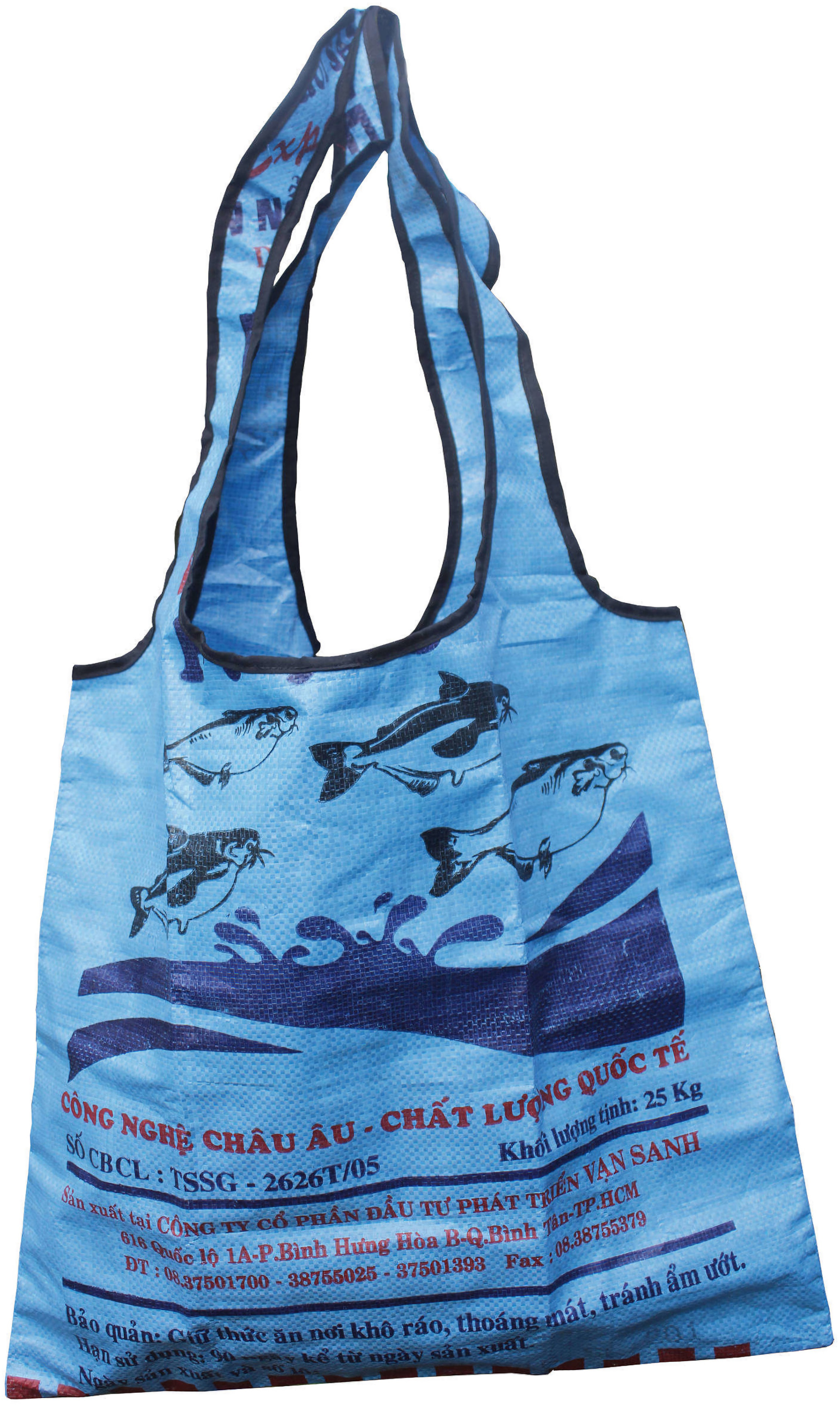photo BEADBAGS Sac de courses Crispy Rice Ri43.12 bleu clair 50x1x76cm