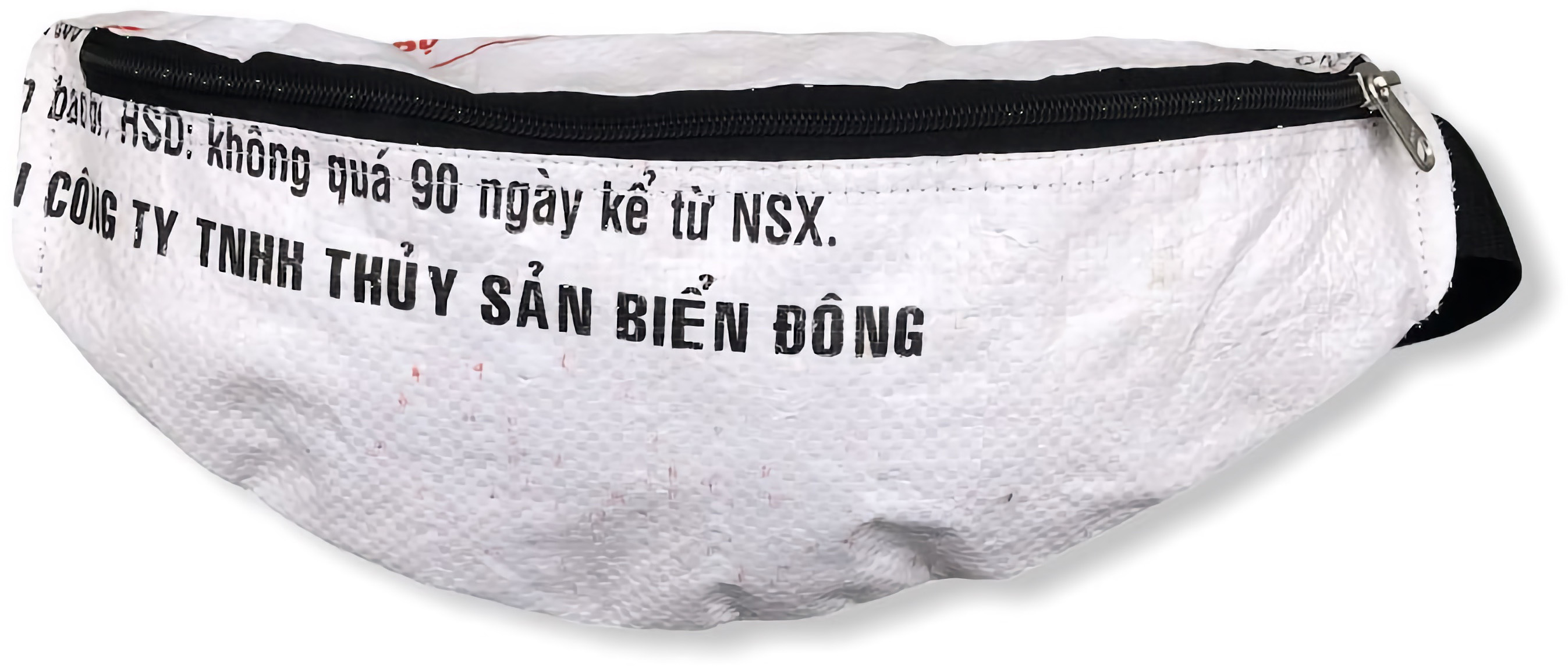 photo BEADBAGS Sac banane Crispy Rice Ri76.01 blanc 16x1x36cm
