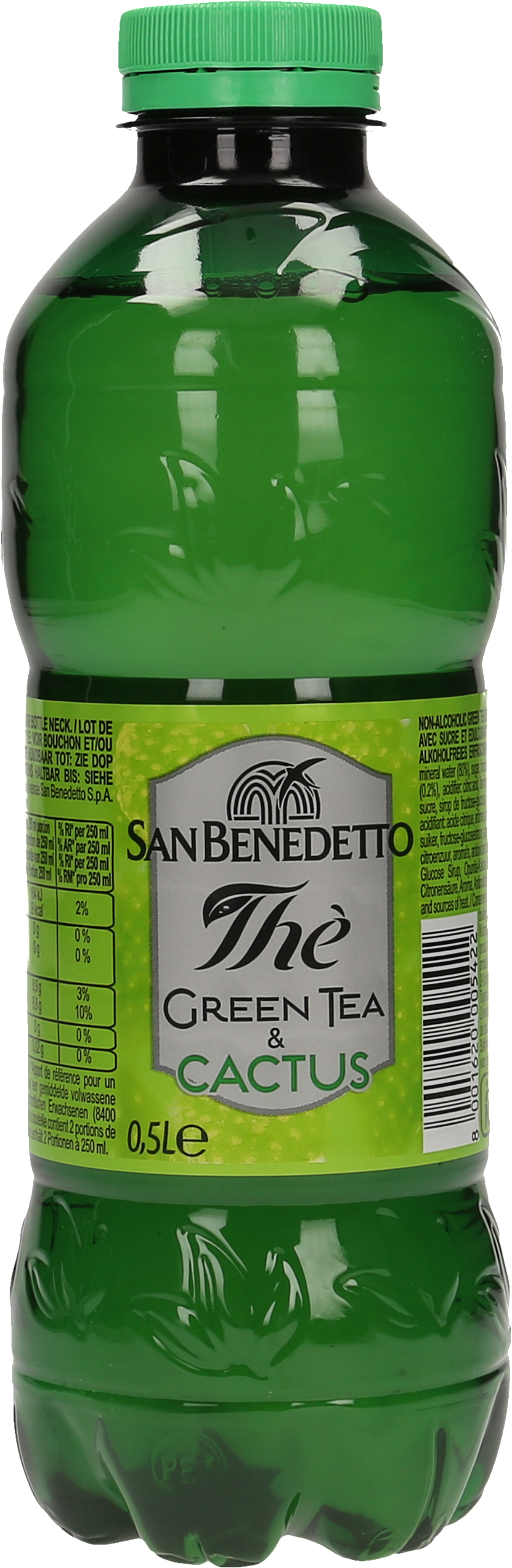 BENEDETTO Green Tea Pet 2205 50 cl, 12 pcs.