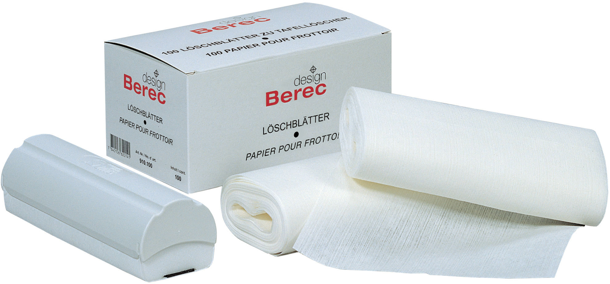BEREC Whiteboard papier buvard 910.100 100 feuilles