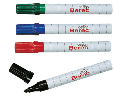 BEREC Whiteboard Marker 1-4mm 952.04.99 4er étui classique 4er étui classique
