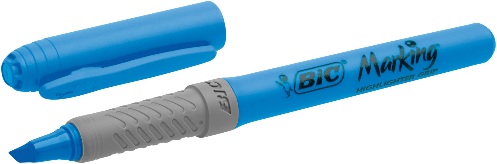 photo BIC Highlighter Grip 811931 bleu